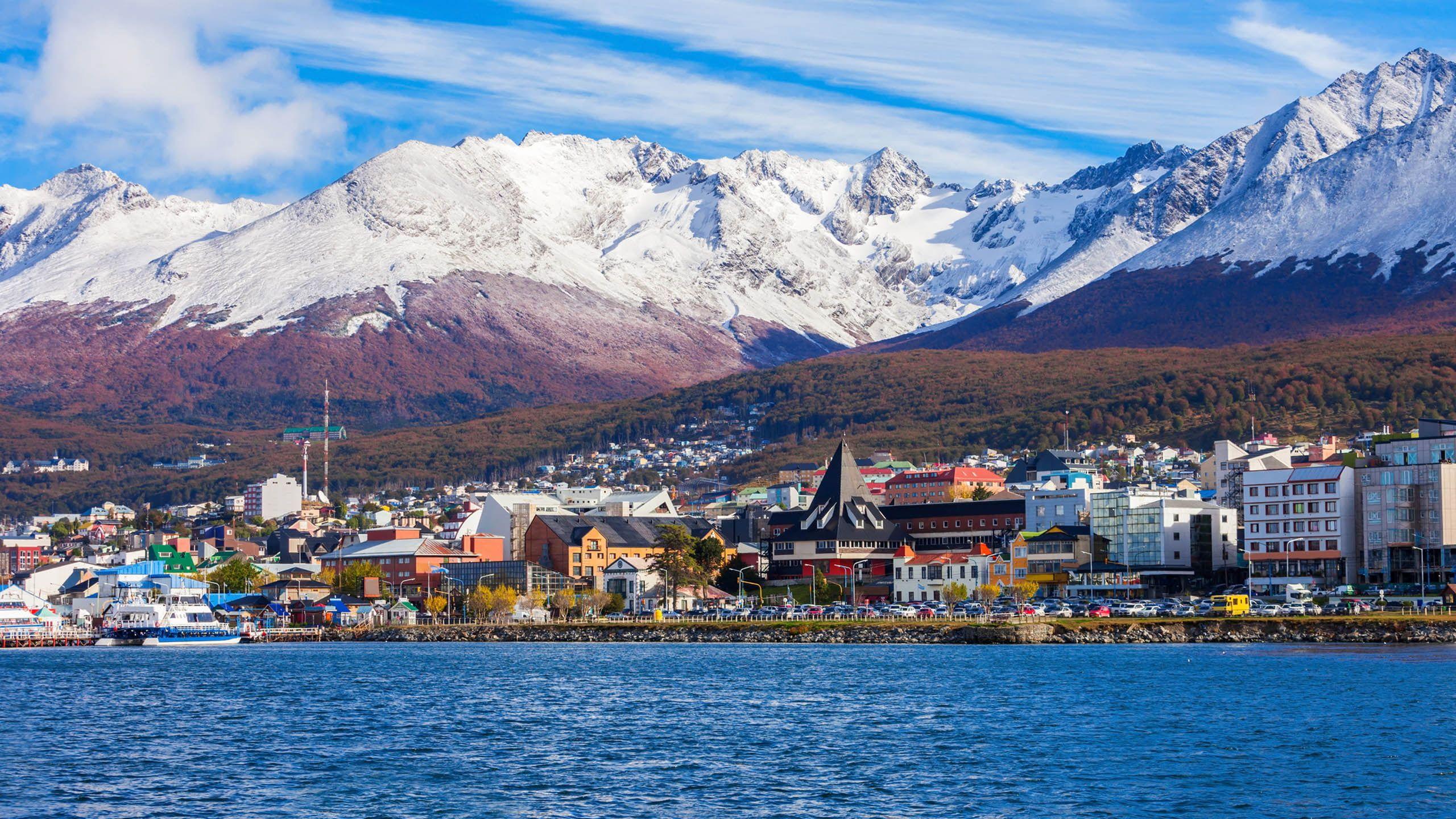 2560x1440 ushuaia #Patagonia #nature K #wallpaper #hdwallpaper #desktop. Ushuaia, Cool places to visit, Travel