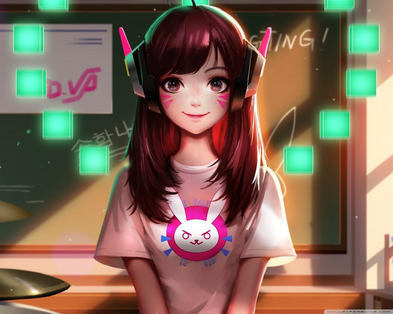 1280x1024 Cool Anime Girl Ultra HD Desktop Background Wallpaper for 4K UHD TV : Widescreen & UltraWide Desktop & Laptop : Tablet