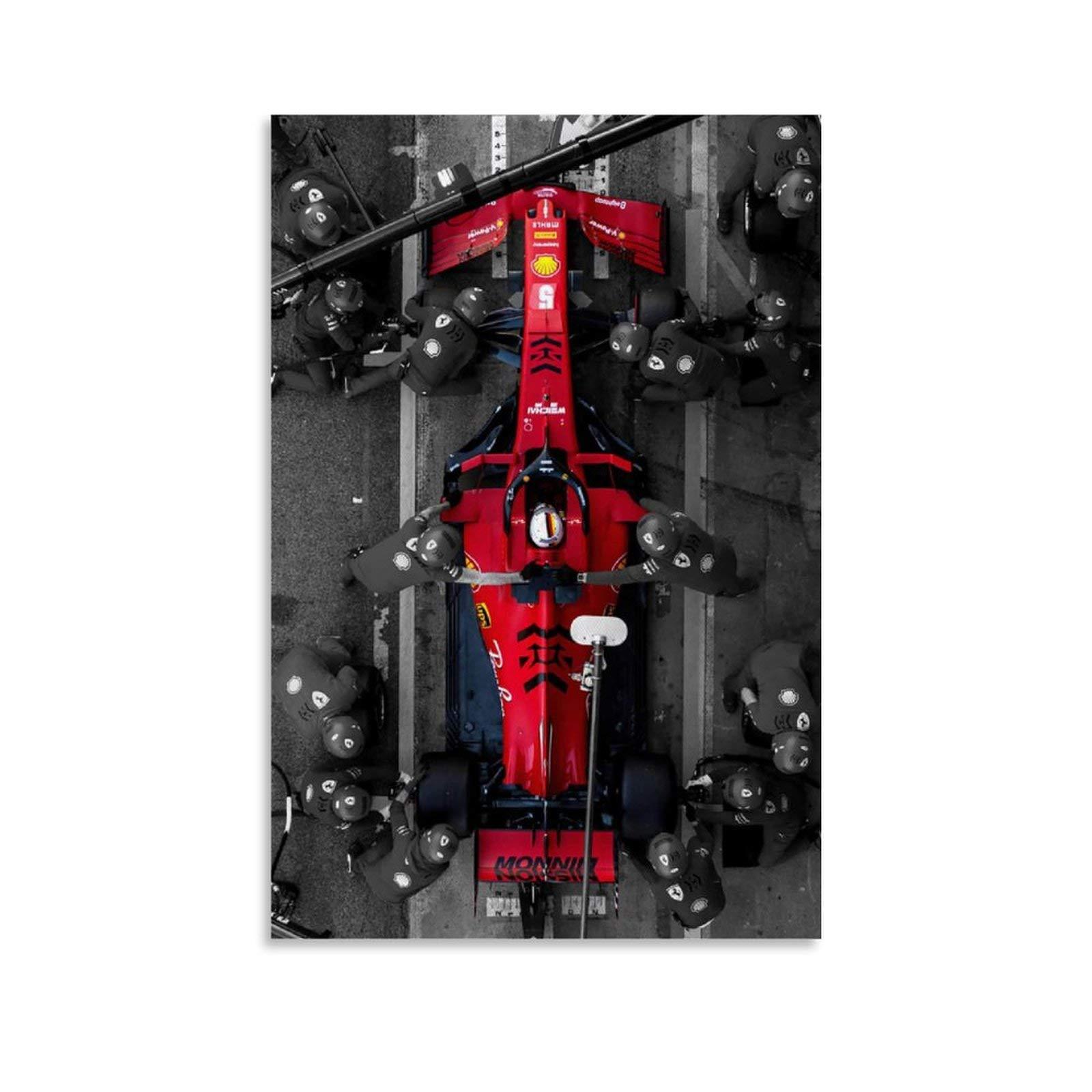 1600x1600 Maisuimaoyi Racing Poster Car Poster F1 Pit Poster Decorative Painting Canvas Wall Art Living Room Posters Bedroom Painting 24x36inch(60x90cm): Posters & Prints