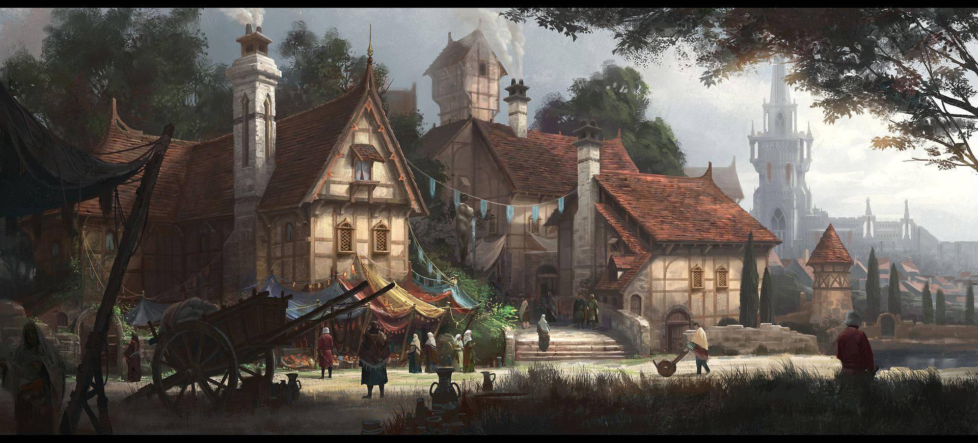 Fantasy Town Wallpapers - Top Free Fantasy Town Backgrounds ...