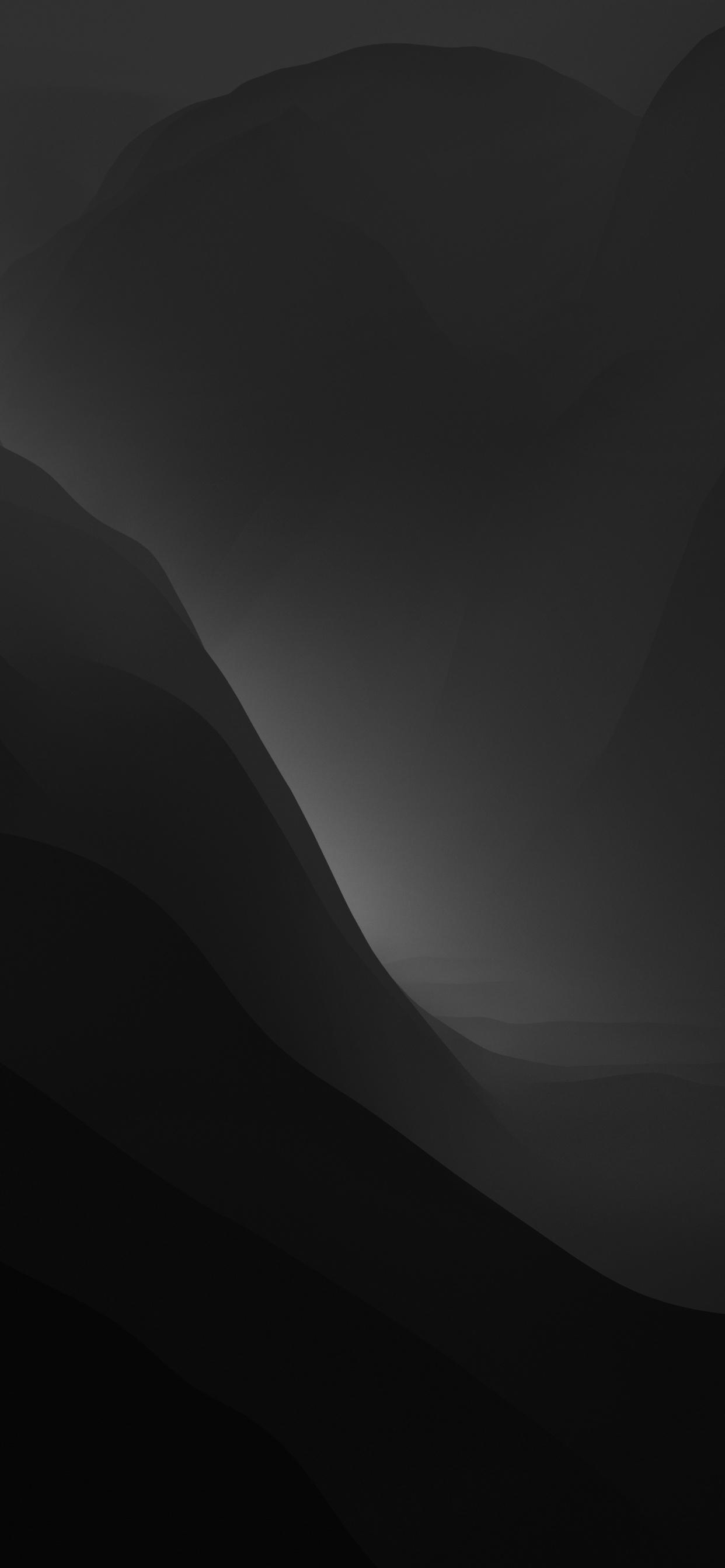 1242x2688 MacOS Monterey Wallpaper 4K, Stock, Black, Dark Mode, Black Dark