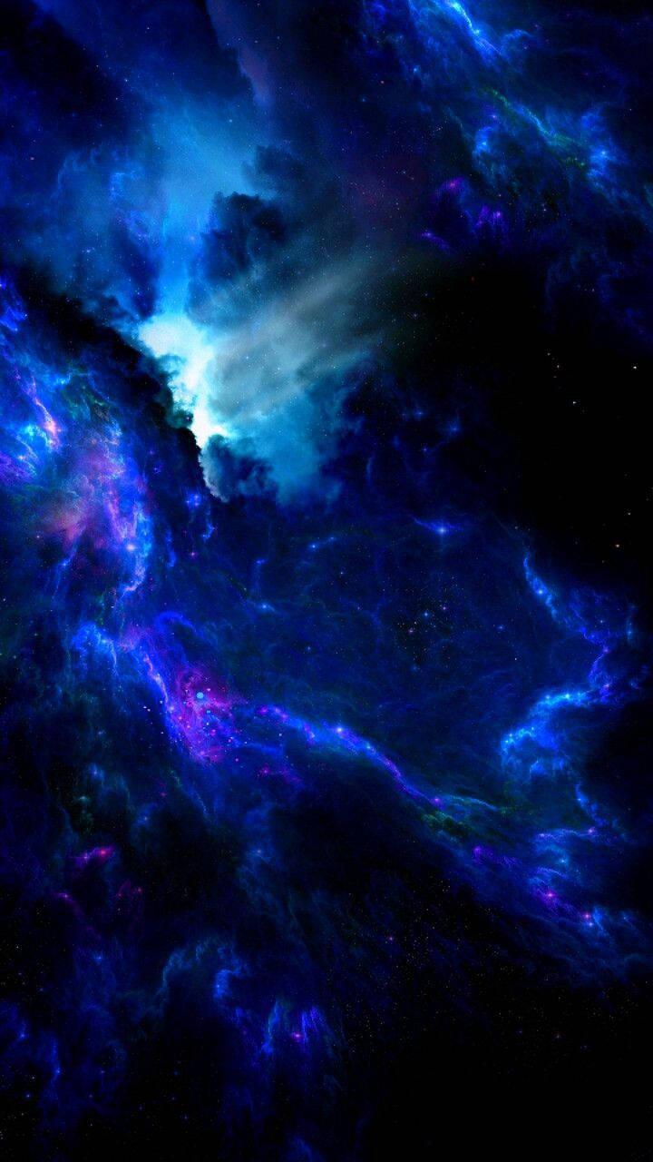 720x1280 Download Vertical Dark Blue Wallpaper