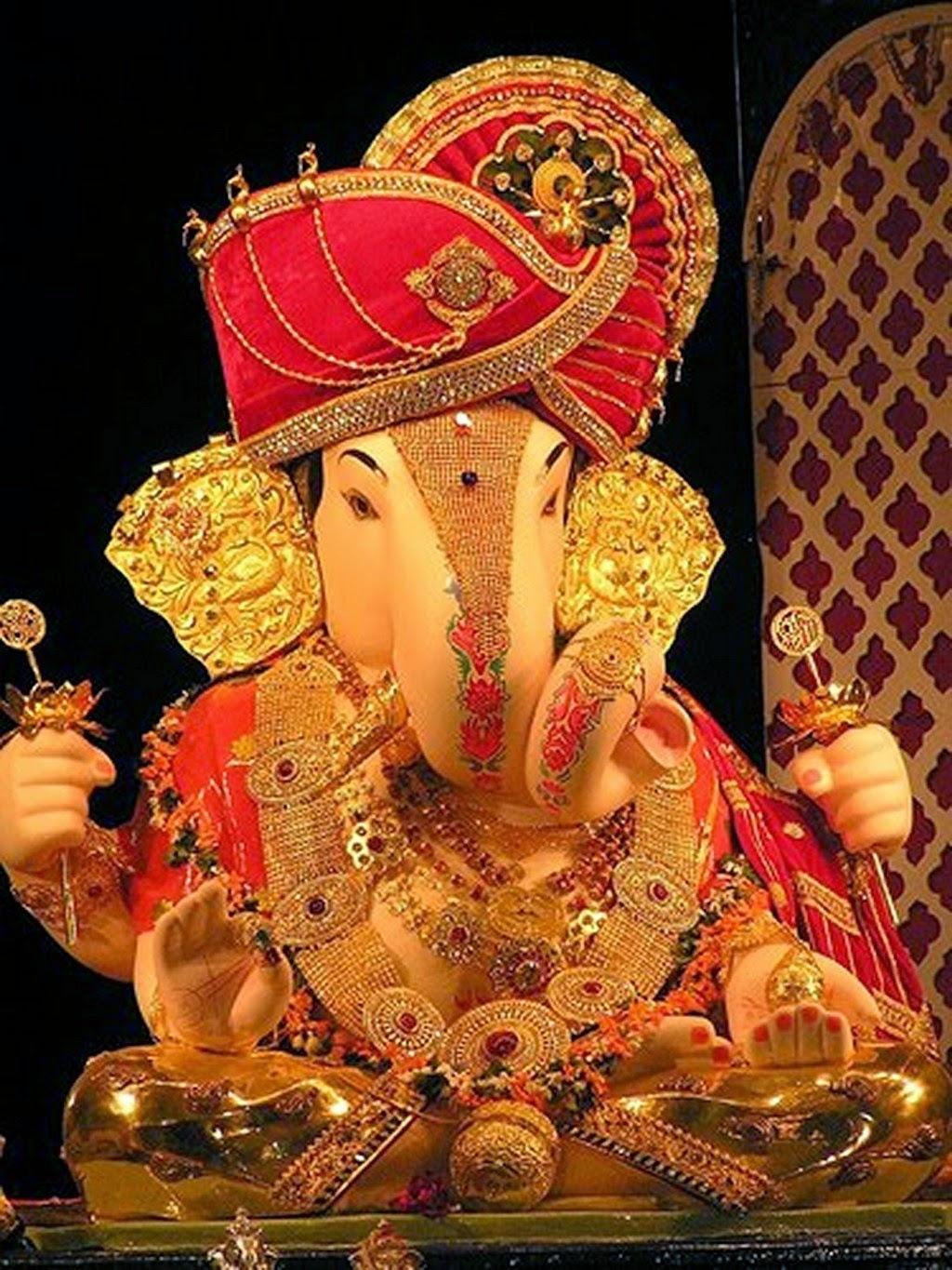 1024x1365 Dagdusheth Halwai Ke Pyare Ganpati Wallpaper Download