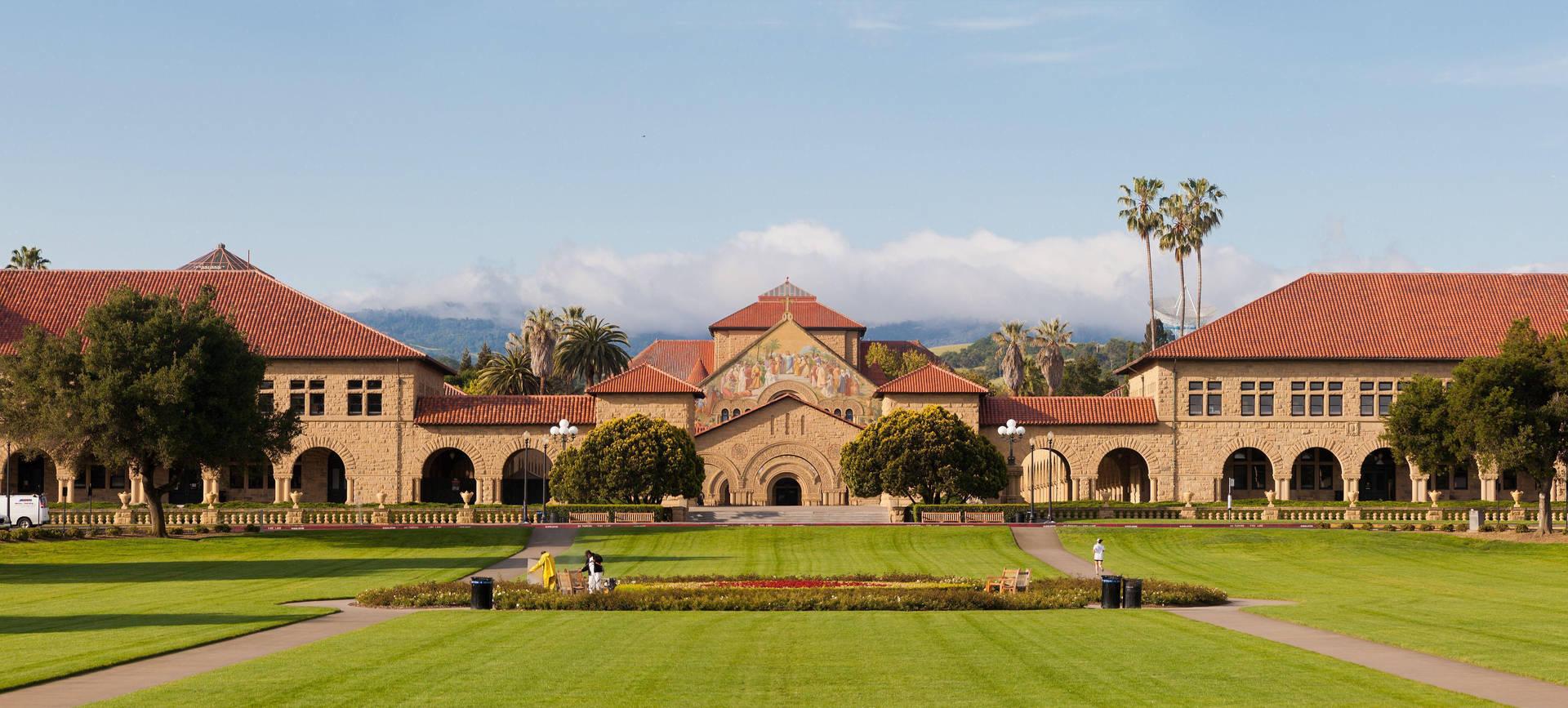 1920x867 Download Stanford University Vast Oval Wallpaper