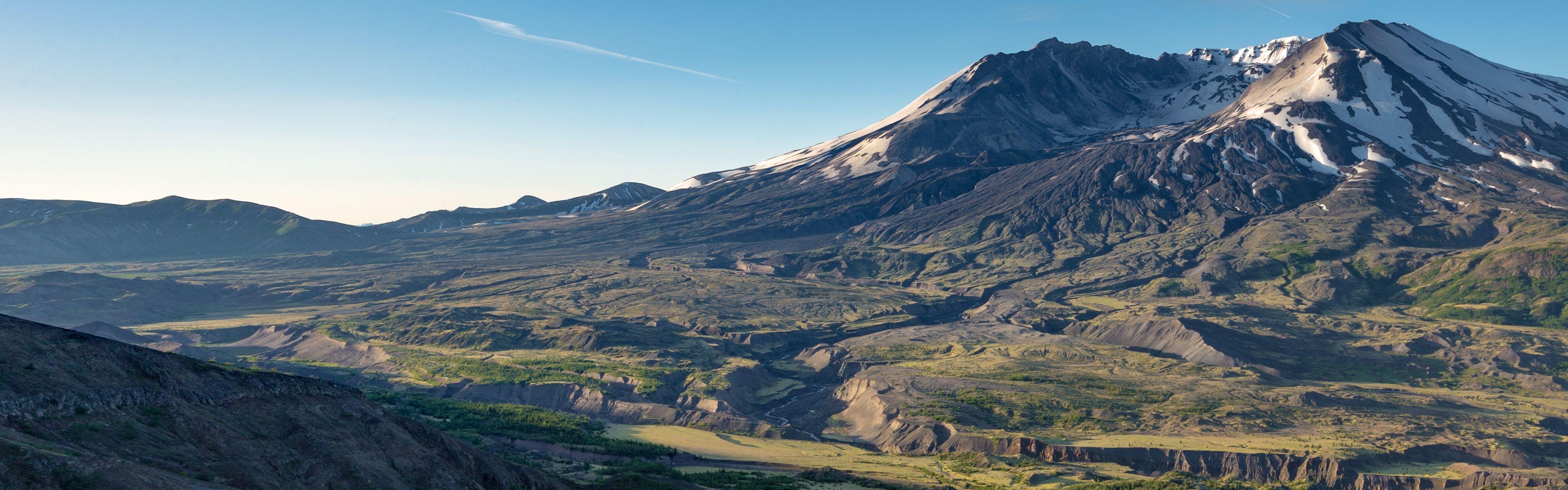 3840x1200 Mount St. Helens Wallpaper and Background Image