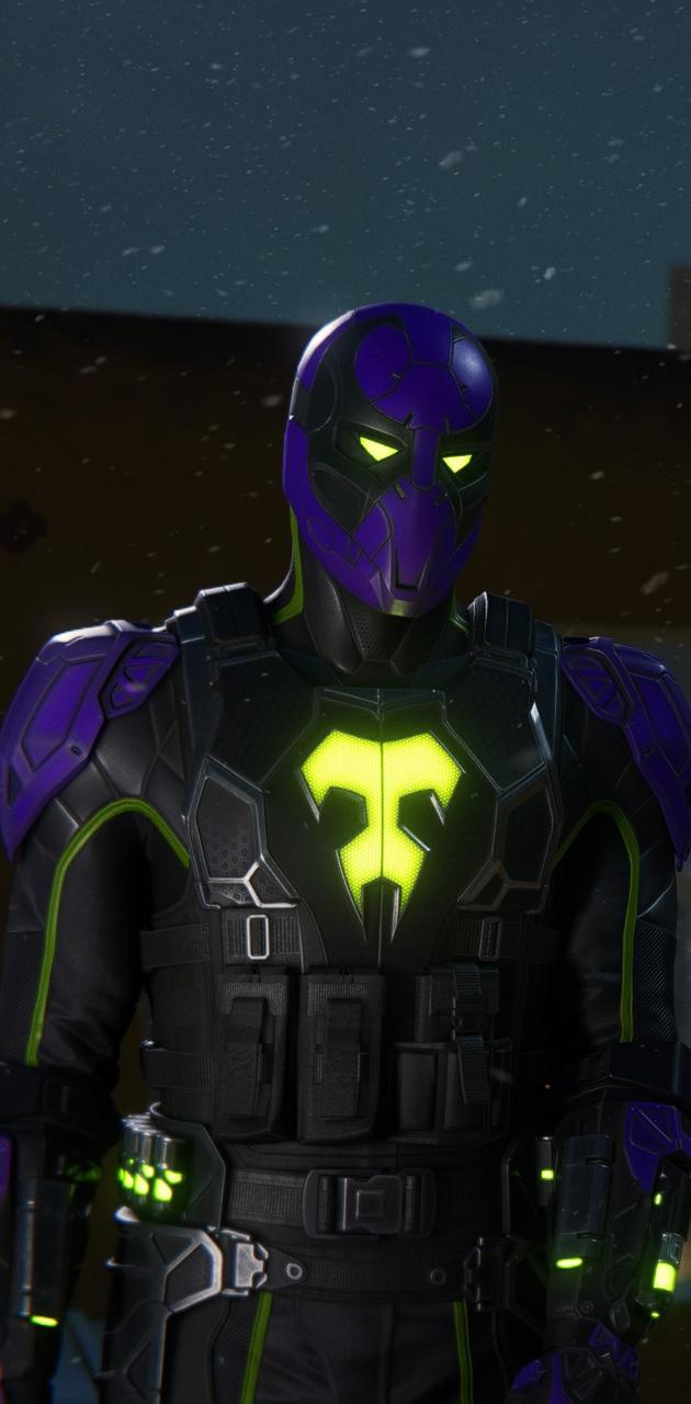 630x1280 prowler spiderman wallpaper