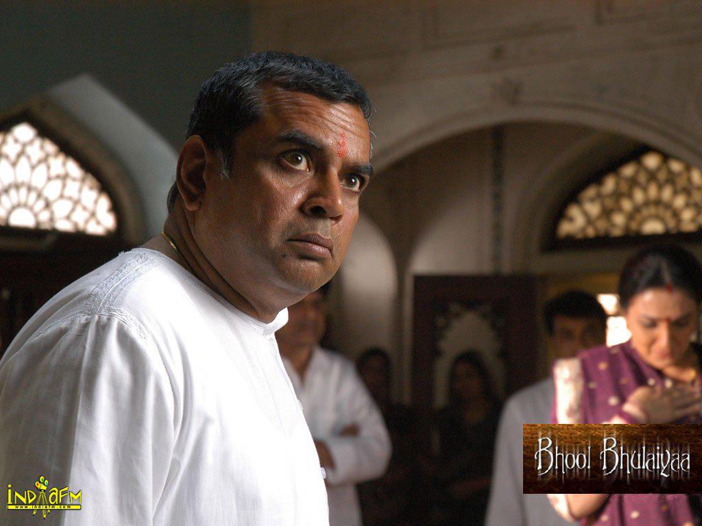 1024x768 Bhool Bhulaiyaa 2007 Wallpaper. Bhool Bhulaiyaa 2007 HD Image. Photo Paresh Rawal 6