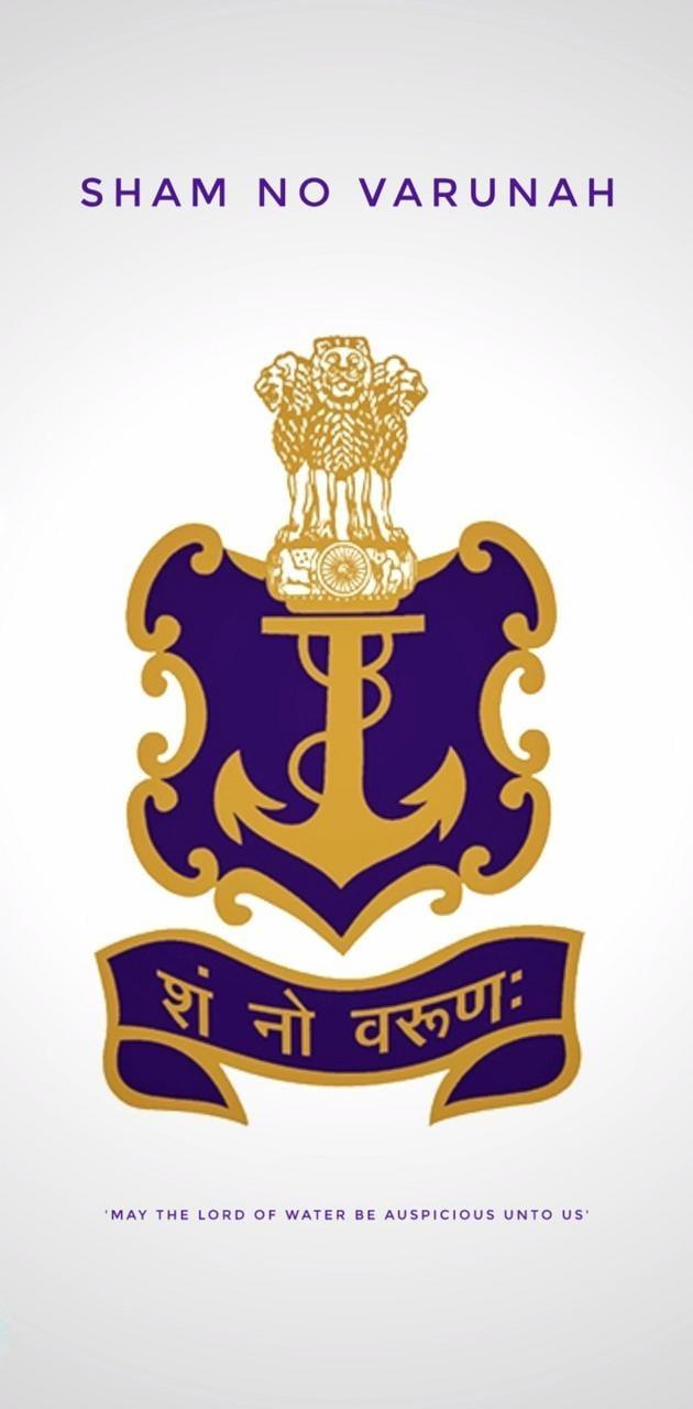630x1280 Indian Navy Symbol Wallpaper