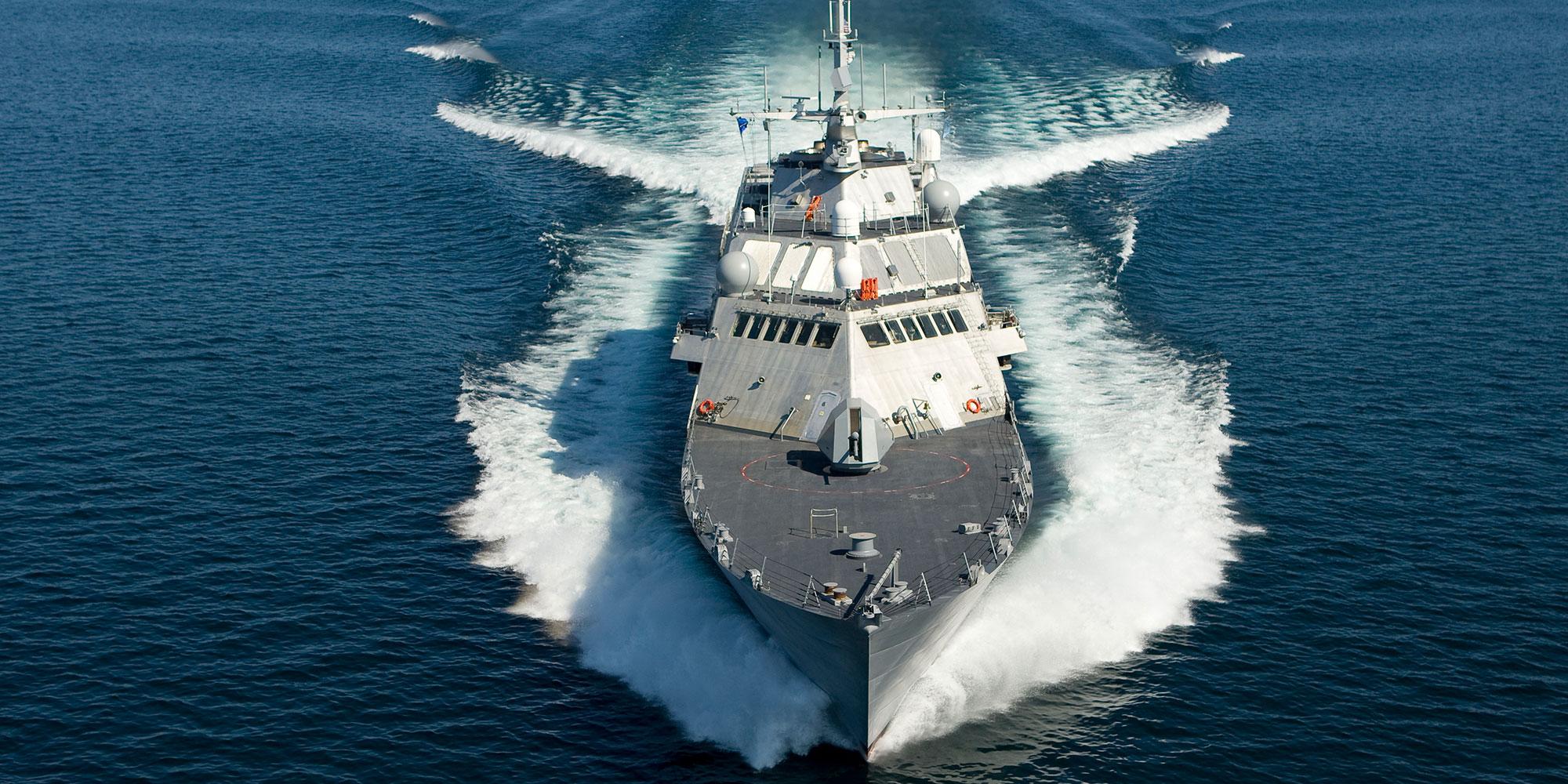 2000x1000 Lockheed Martin And Fincantieri Marinette Marine Deliver Future USS Little Rock To U.S. Navy