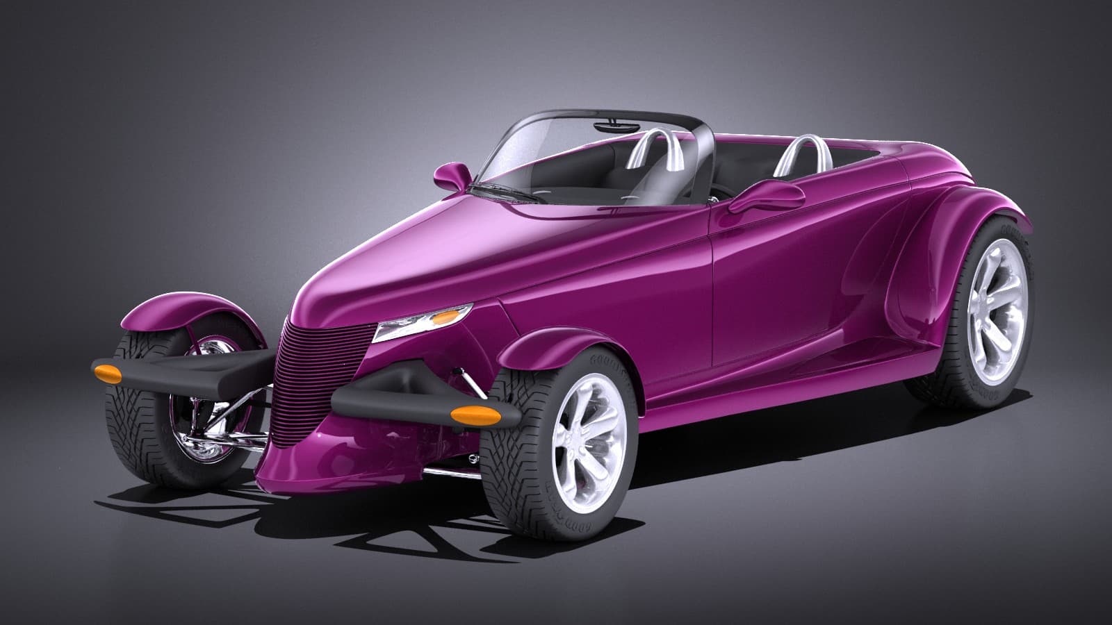 1600x900 Plymouth Prowler Concept 1993 (V Ray) 3D Model