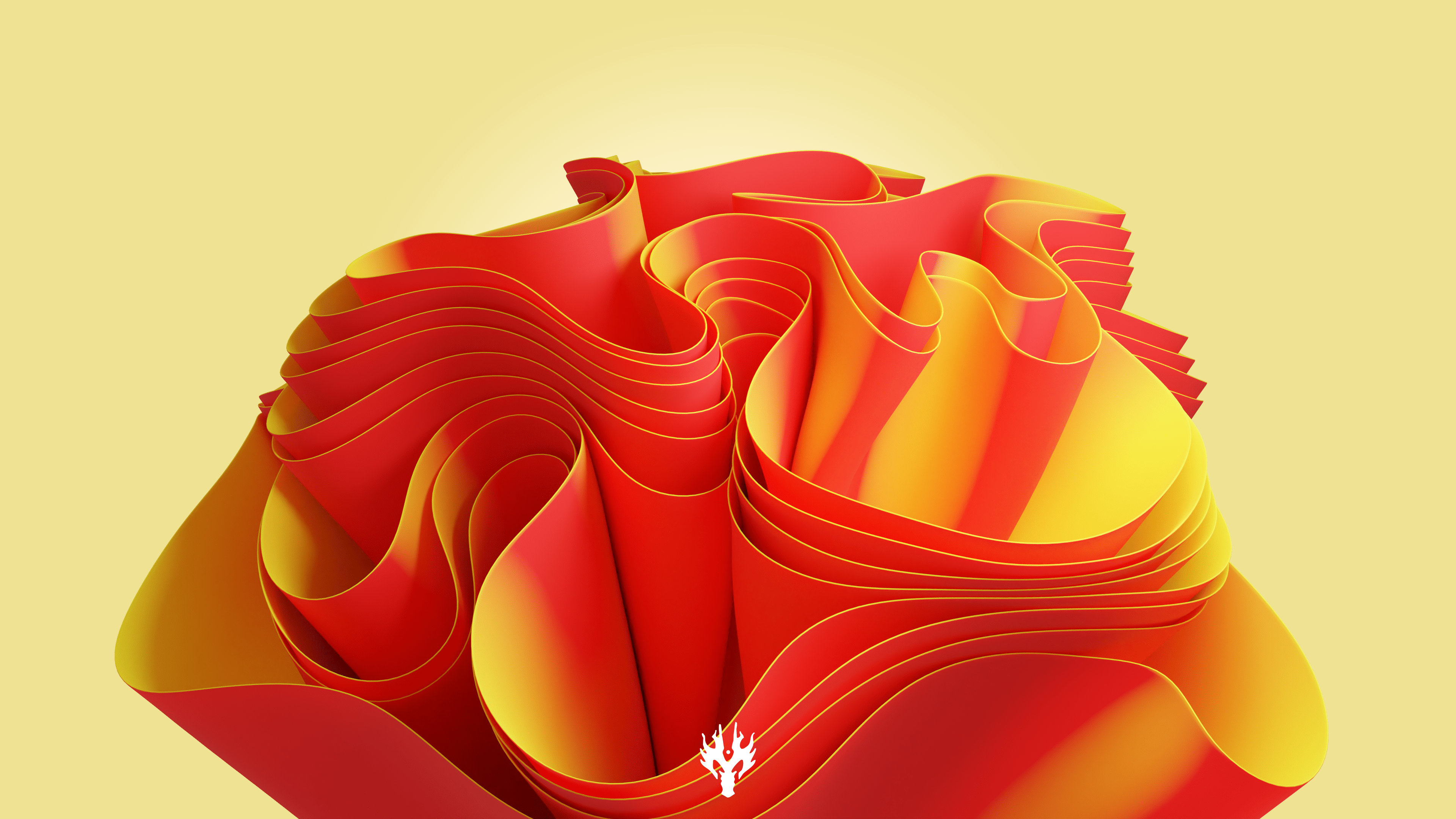 3840x2160 3D Abstract Windows 11 Wallpaper:3840x2160