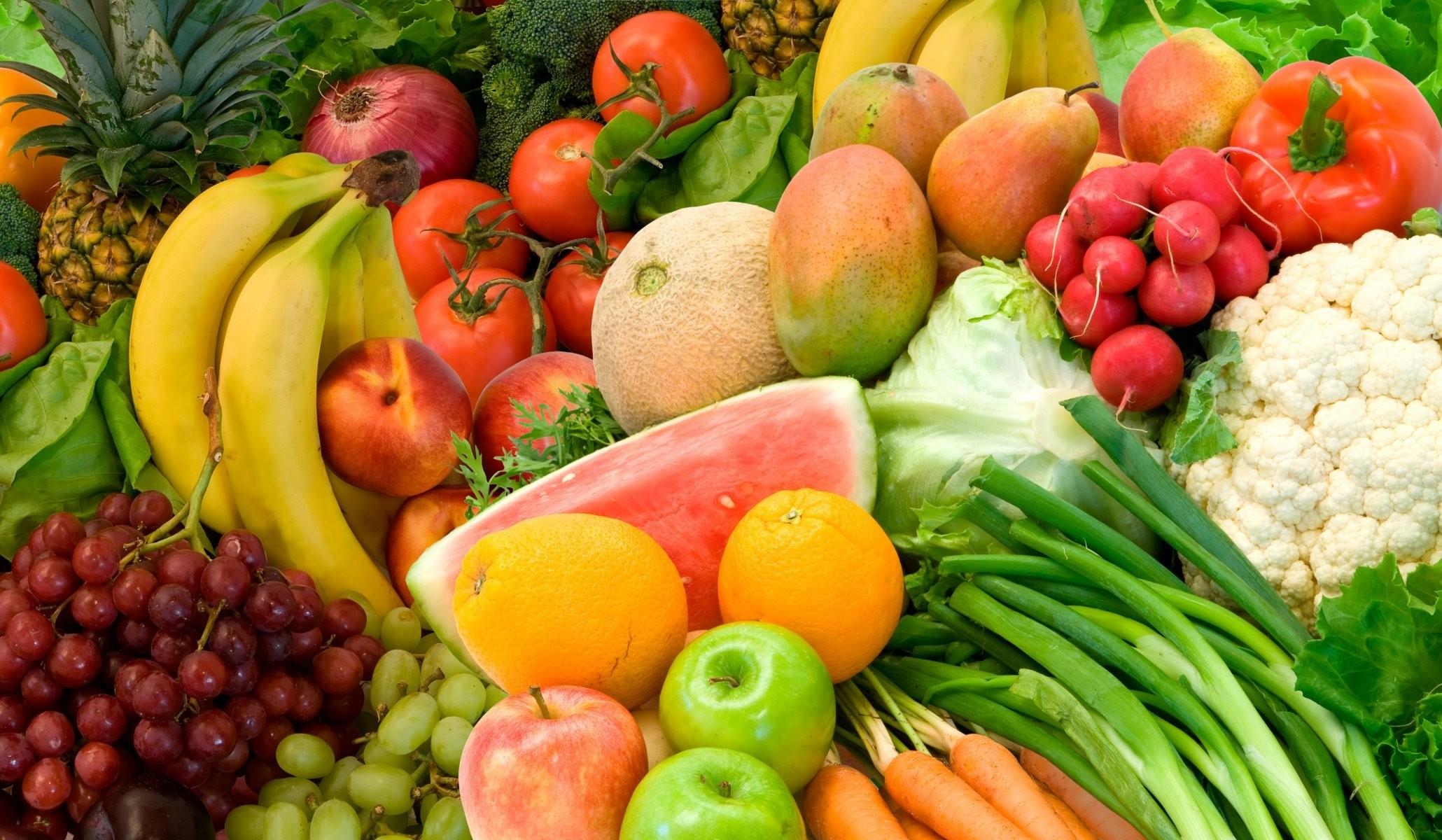 2060x1200 Wallpaper Fruits And Vegetables