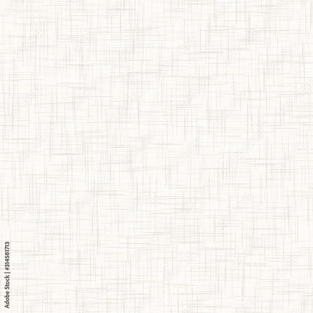 1000x1000 Natural white gray french woven linen texture background. Old ecru flax fibre seamless pattern. Organic yarn close up weave fabric for wallpaper. Ecru beige burlap fine canvas. Vector repeat tile Stock Vector
