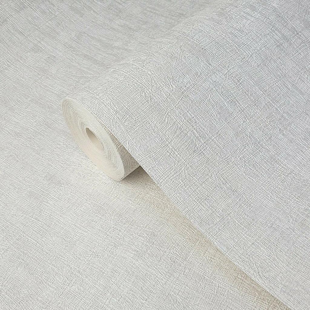 1024x1024 M1251 Off white plain faux thread grasscloth plaster textured Wallpape