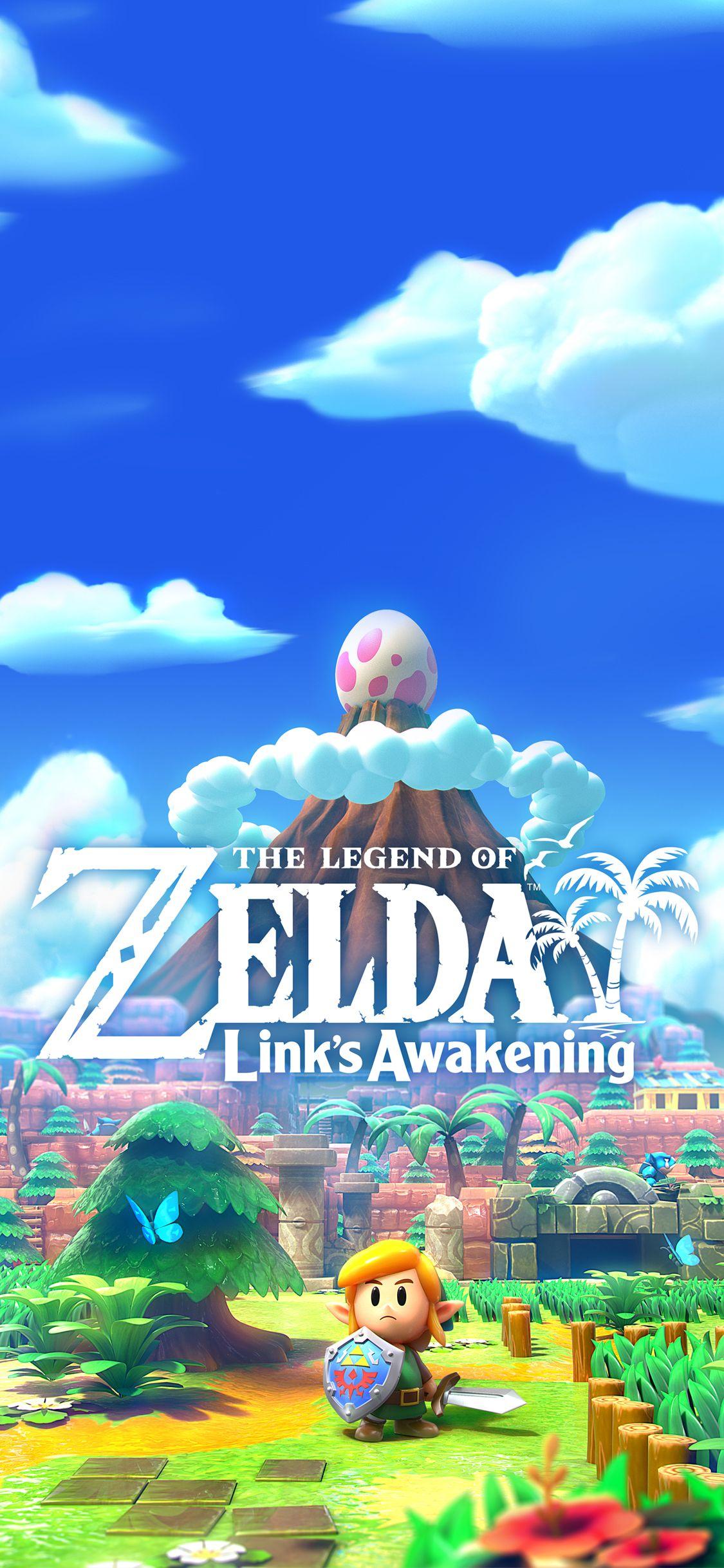 1125x2436 Zelda link's Awakening phone wallpaper. Geeky wallpaper, Legend of zelda, Game picture