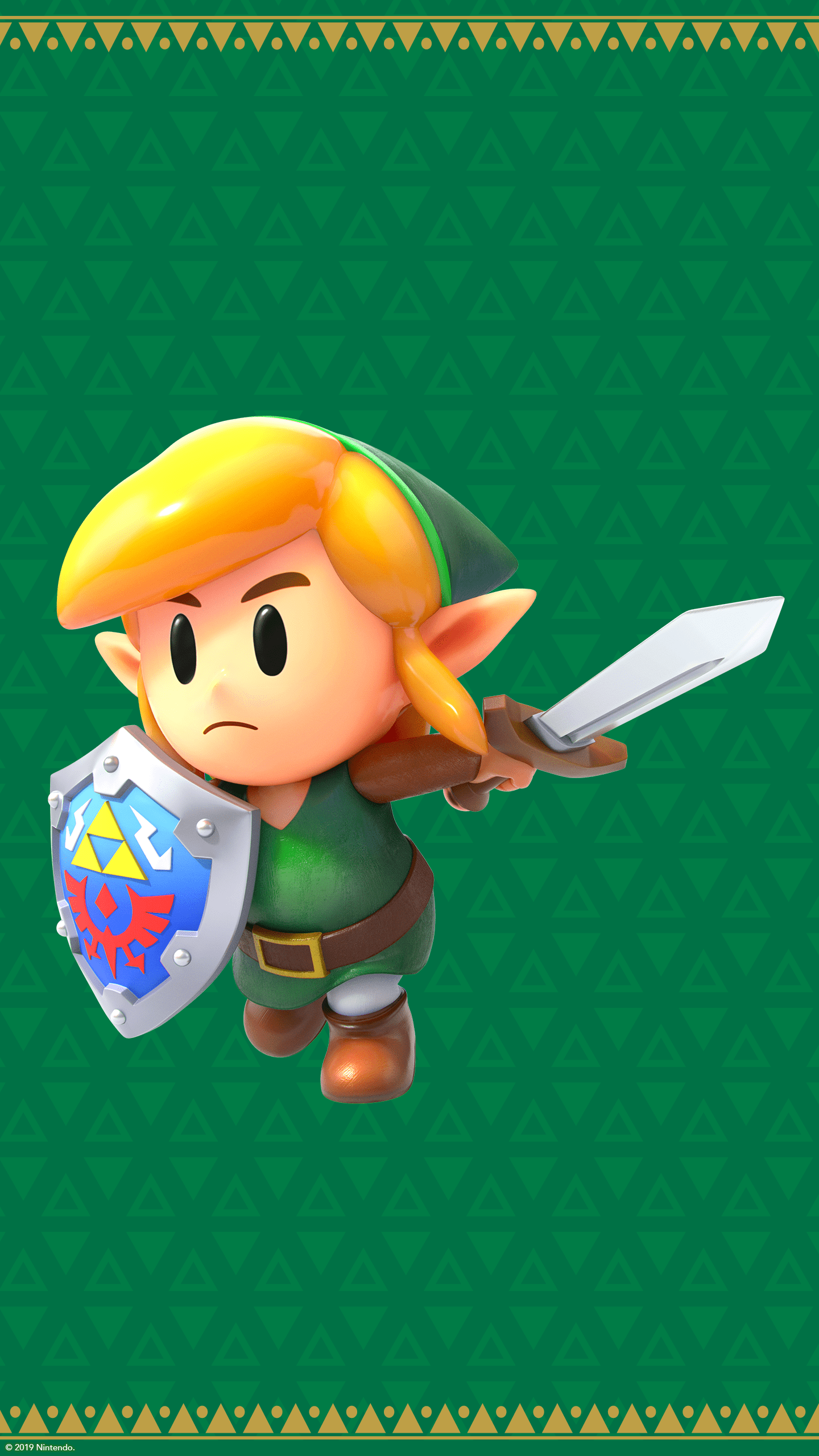 1440x2560 Zelda Link's Awakening phone wallpaper