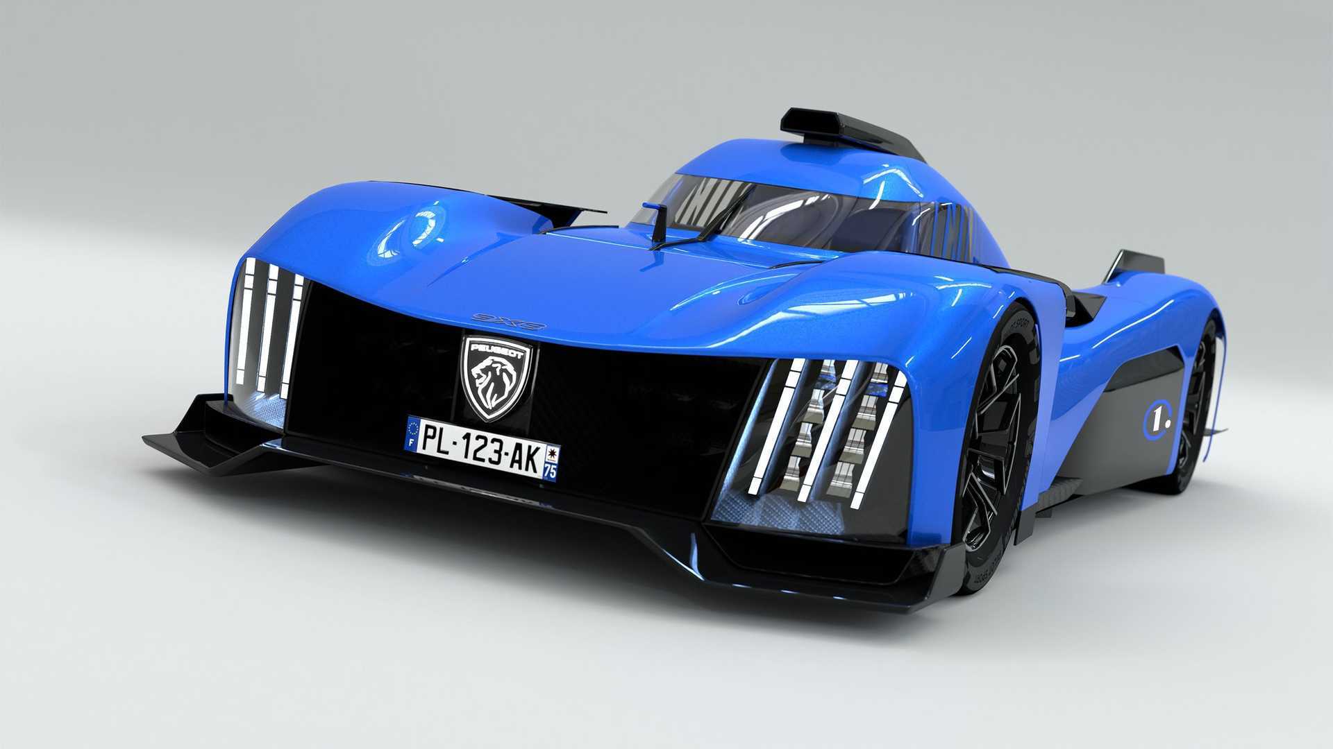 1920x1080 Peugeot 9X8 Le Mans Hypercar Rendered As Street Legal Machine