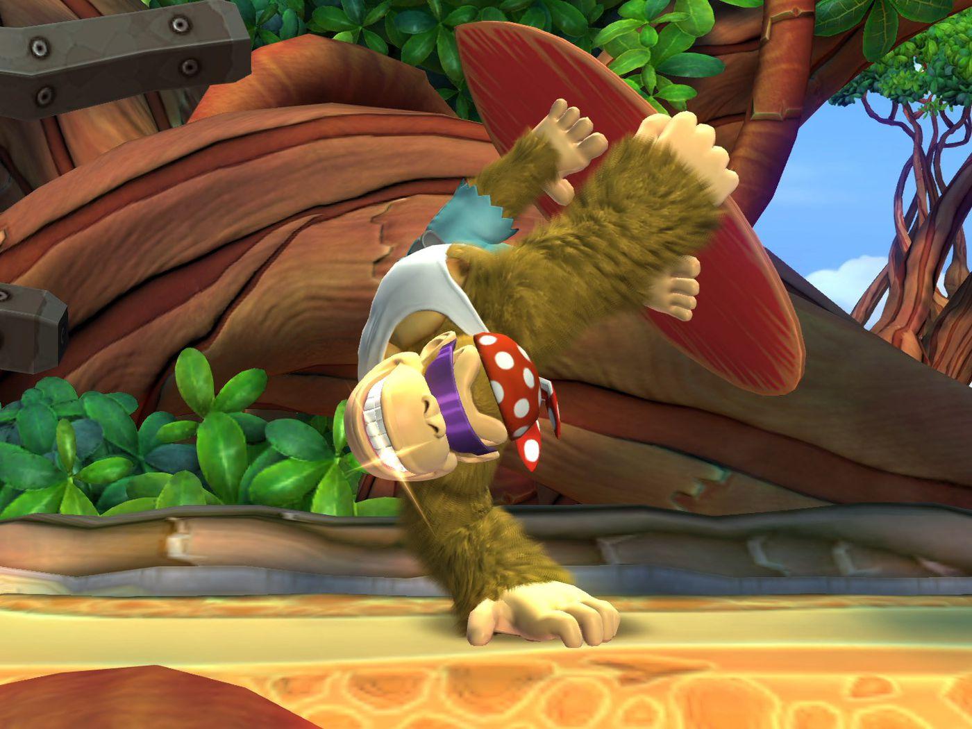 1400x1050 Watch Donkey Kong Country: Tropical Freeze's Funky Mode in action