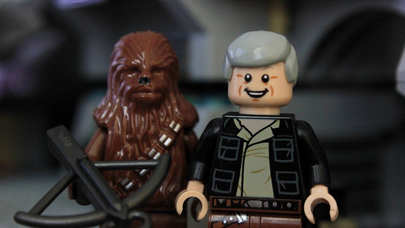 1366x768 Download wallpaper 1366x768 lego star wars, the force awakens, han
