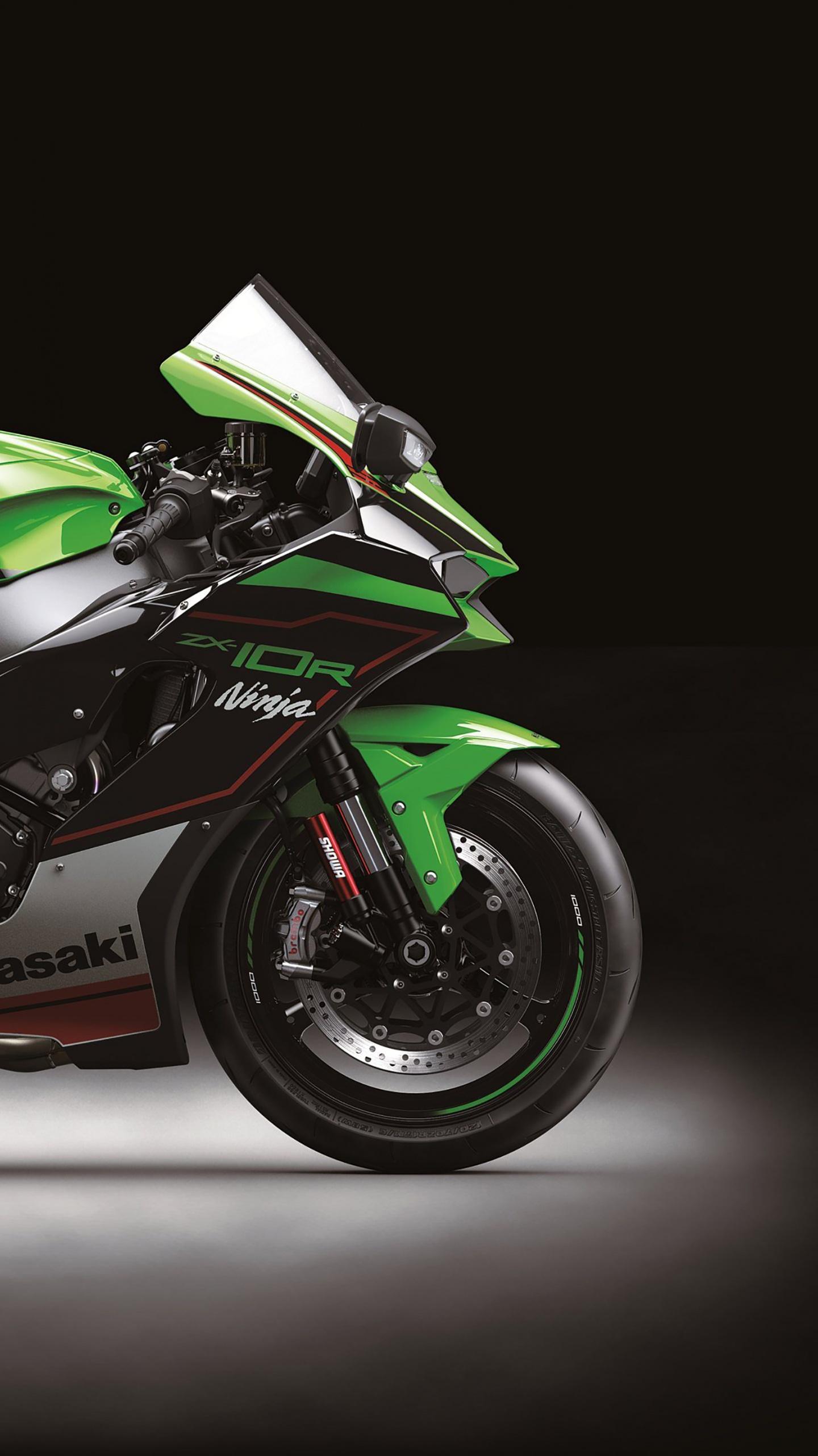 1440x2560 Ninja ZX 10r 2022 Wallpaper