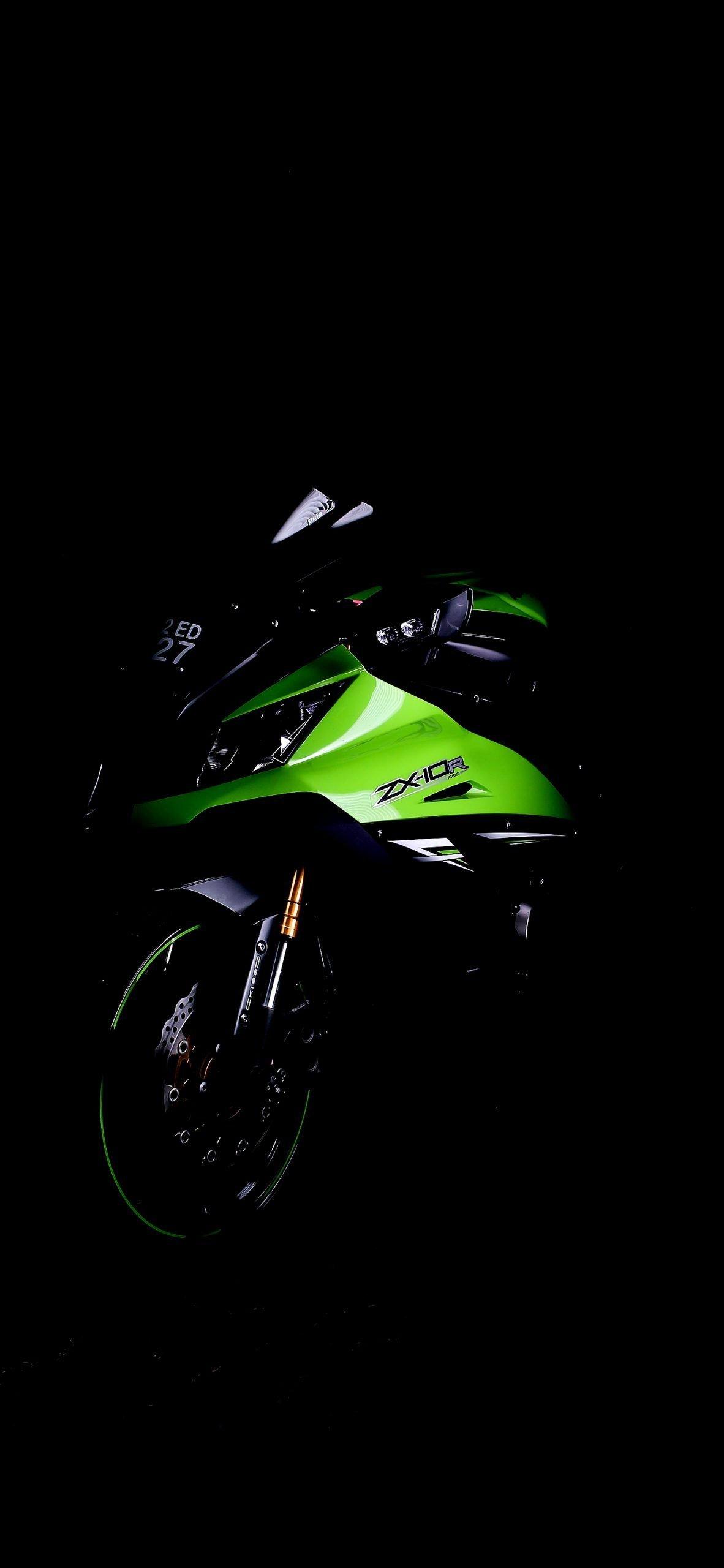 1182x2560 Kawasaki Ninja ZX 10R Wallpaper Download