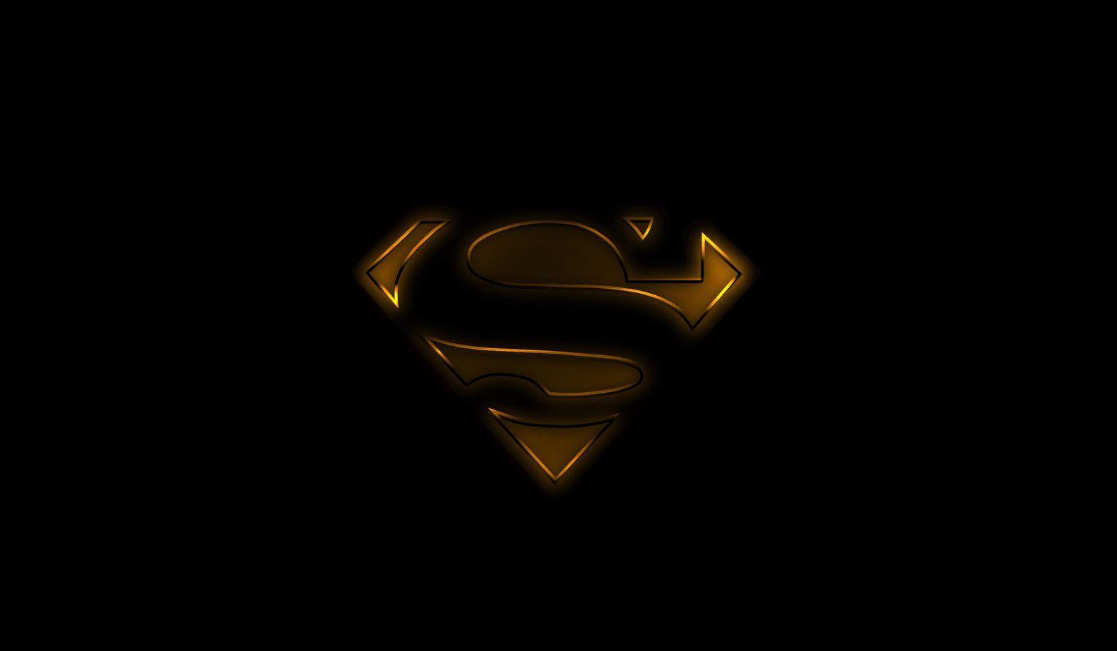 1600x933 Superman Logo Black And White Wallpaper. Wallpaper. Superman