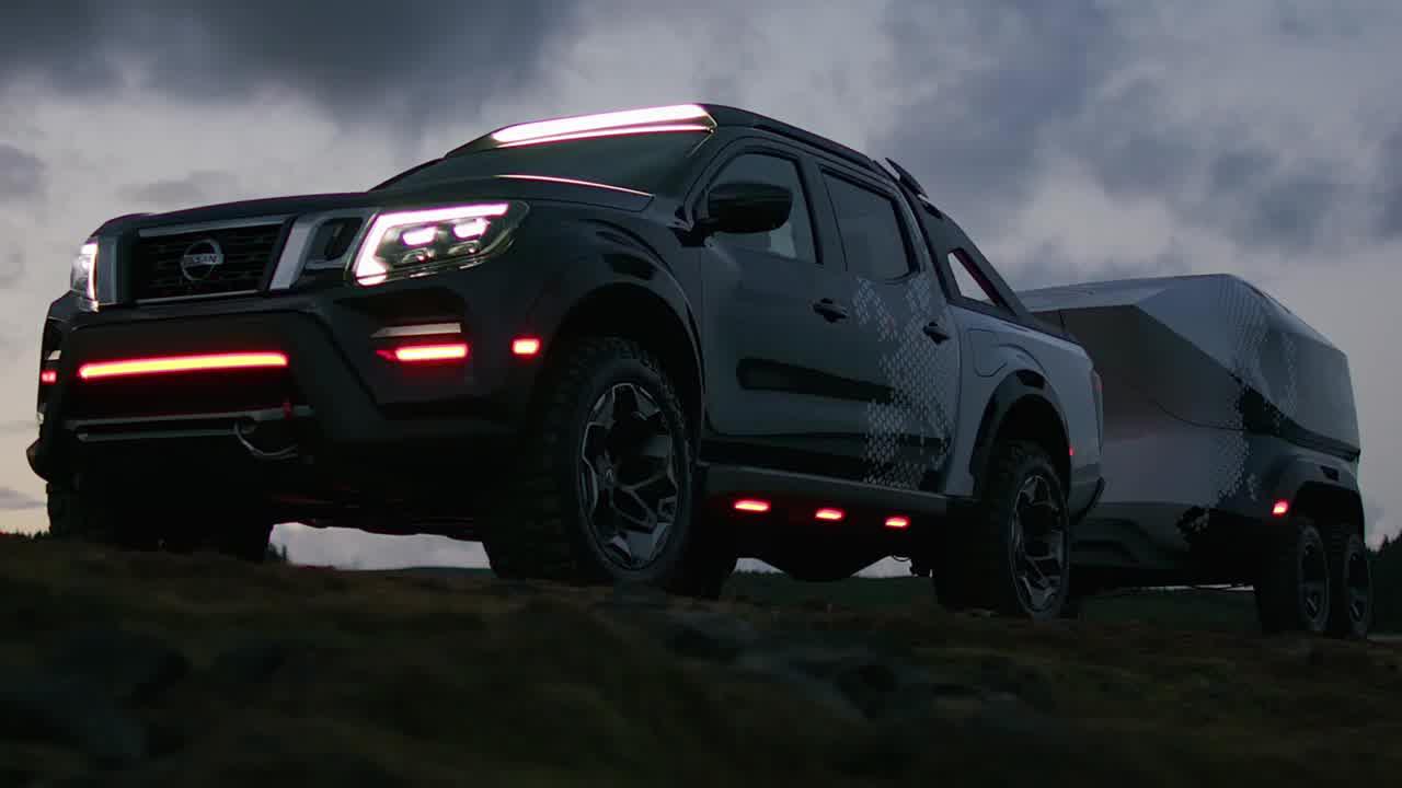 1280x720 Nissan Navara Dark Sky Concept B Roll
