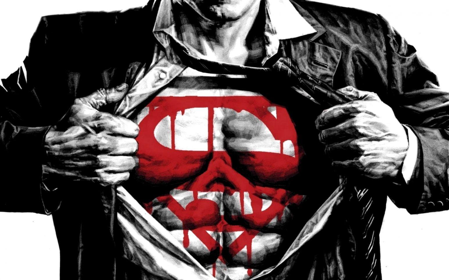 Superman Black and White Wallpapers - Top Free Superman Black and White ...