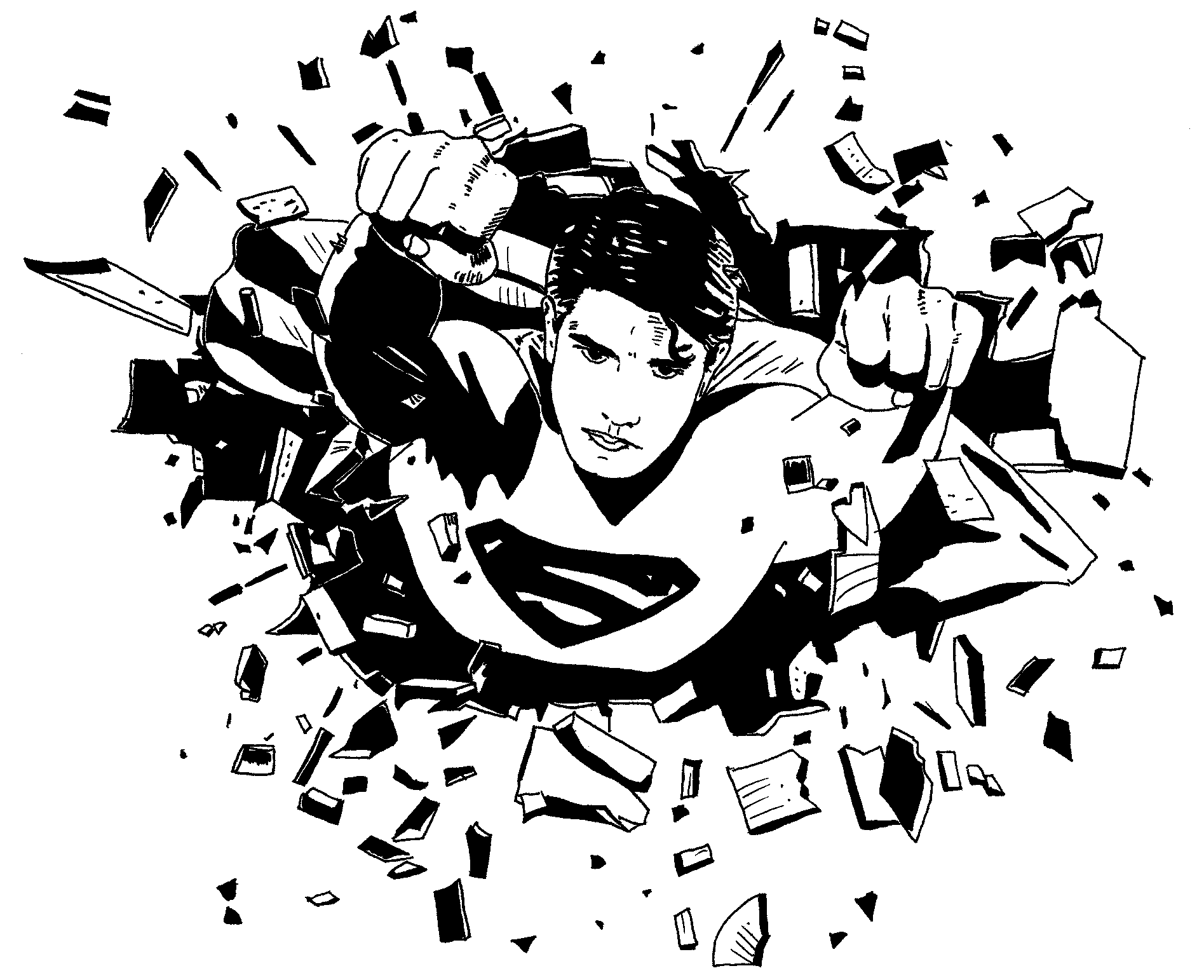 1895x1542 Superman Black And White HD Wallpaper The Galleries of HD Wallpaper