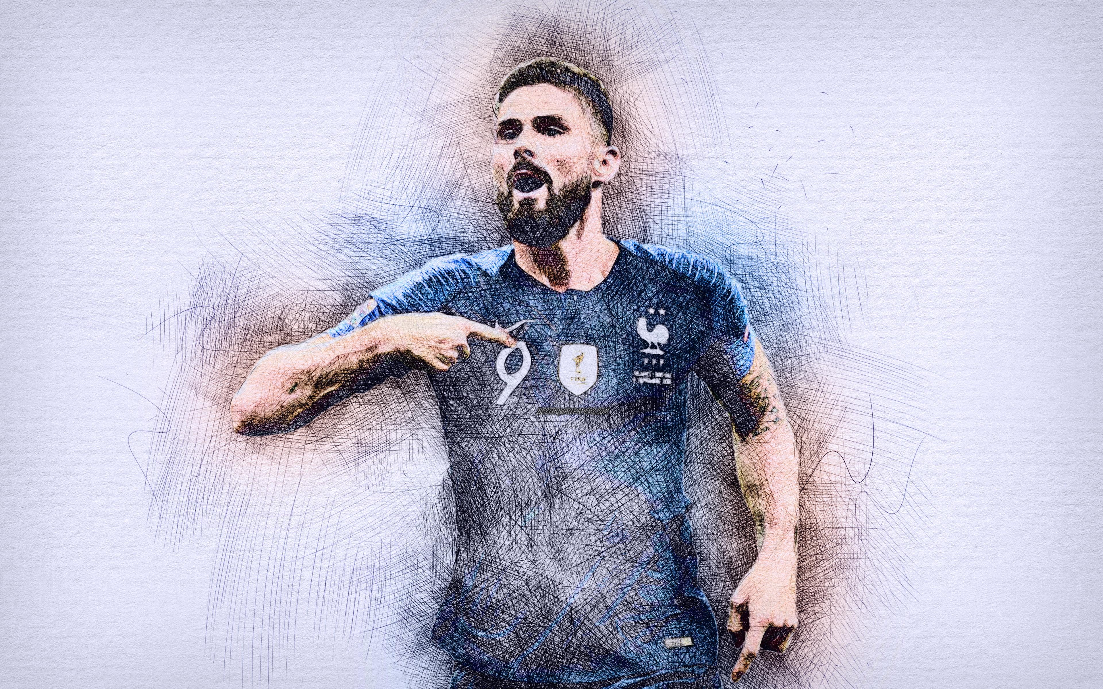 3840x2400 Wallpaper / Olivier Giroud, 4K, French, Soccer, Chelsea F.C. free download