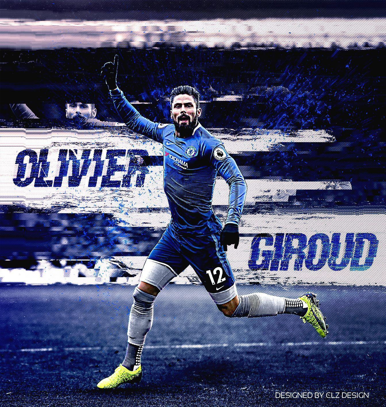 1343x1417 Giroud Chelsea Wallpaper