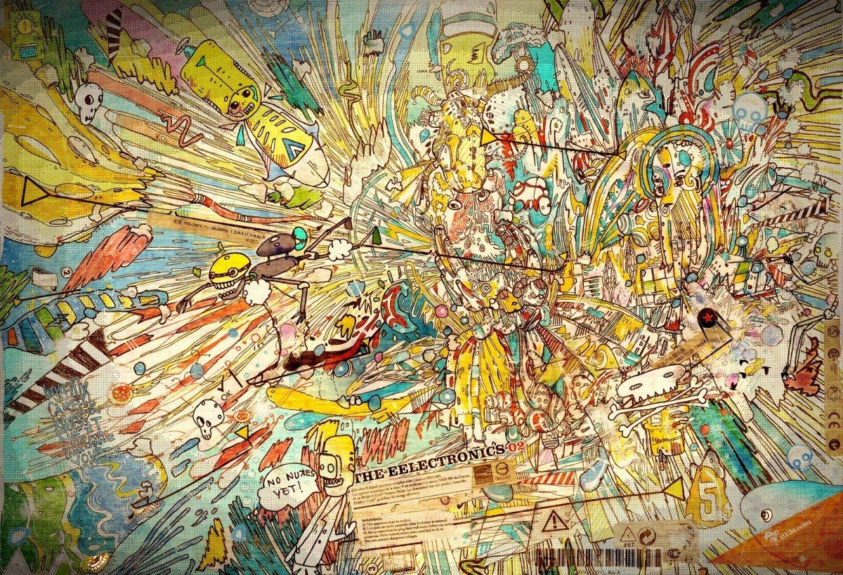 1200x819 Psychedelic and Trippy Background for your desktop