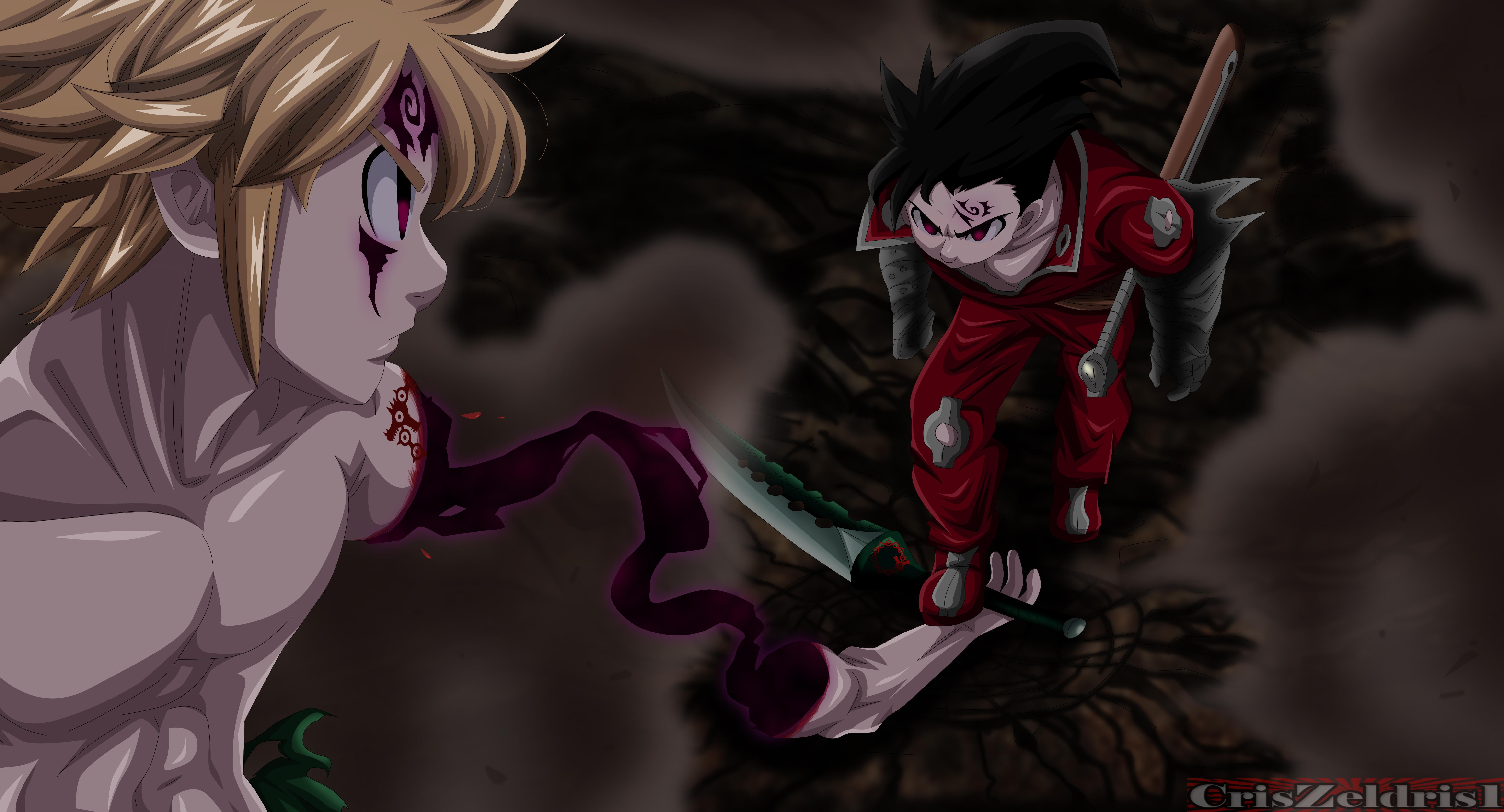 6146x3320 Zeldris (The Seven Deadly Sins) HD wallpaper, background