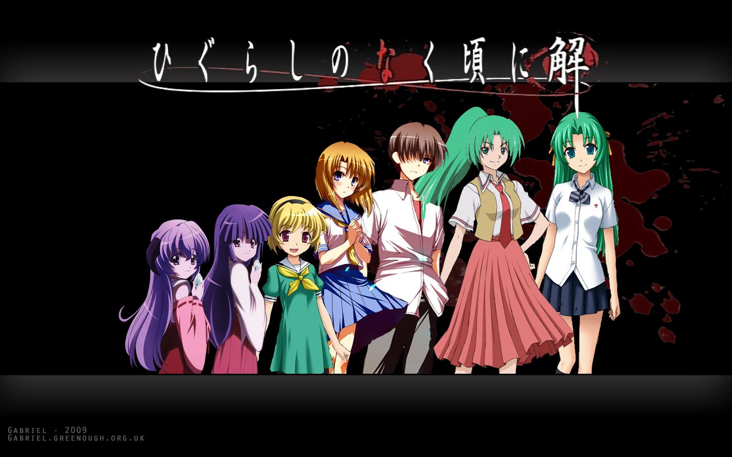 1440x900 Desktop Wallpaper Higurashi No Naku Koro Ni Anime