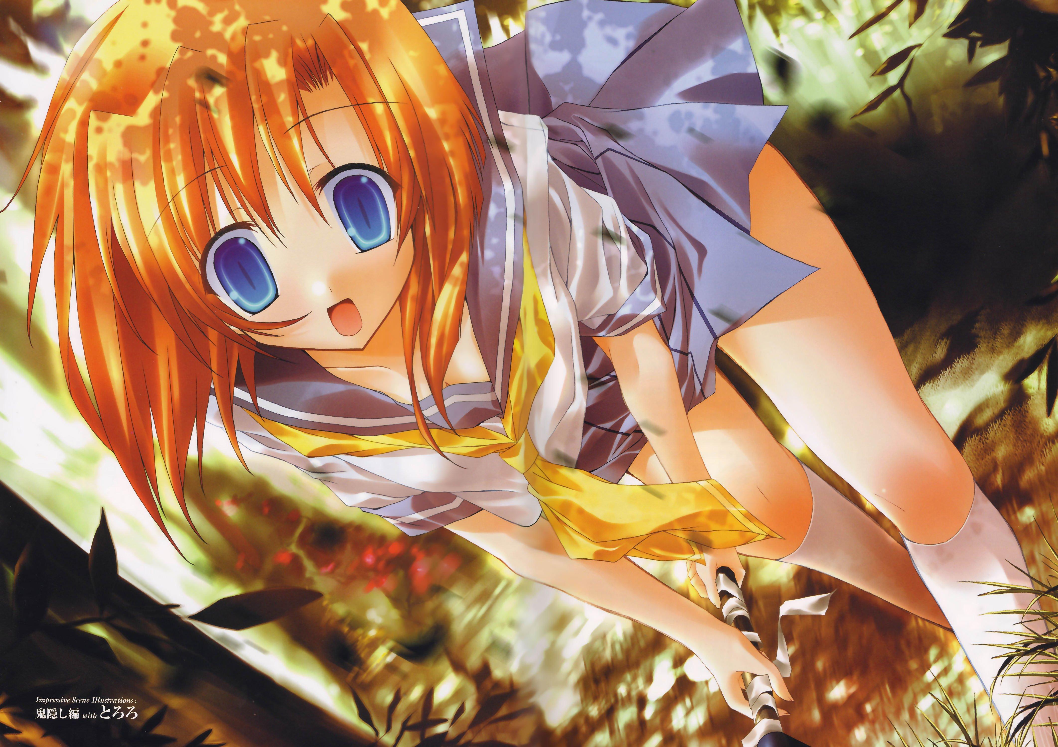 4246x3000 Higurashi no naku koro ni Higurashi when they cry Rena wallpaperx3000
