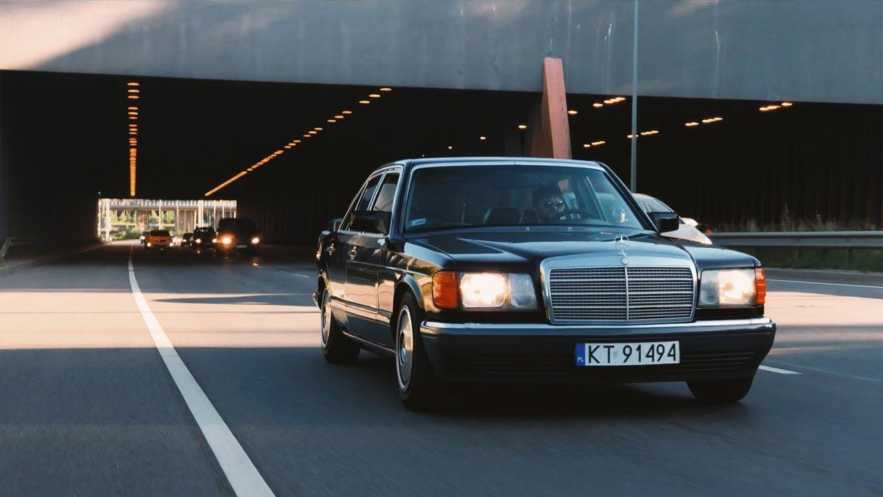 1280x720 Evening ride Benz S Class w126