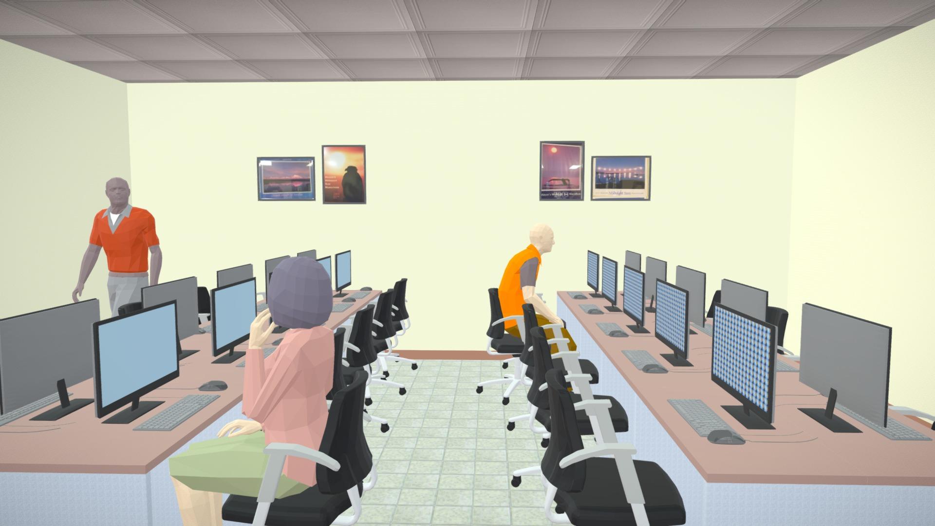 1920x1080 Computer Lab room model by Titan Sign Company [3c8f1c2]
