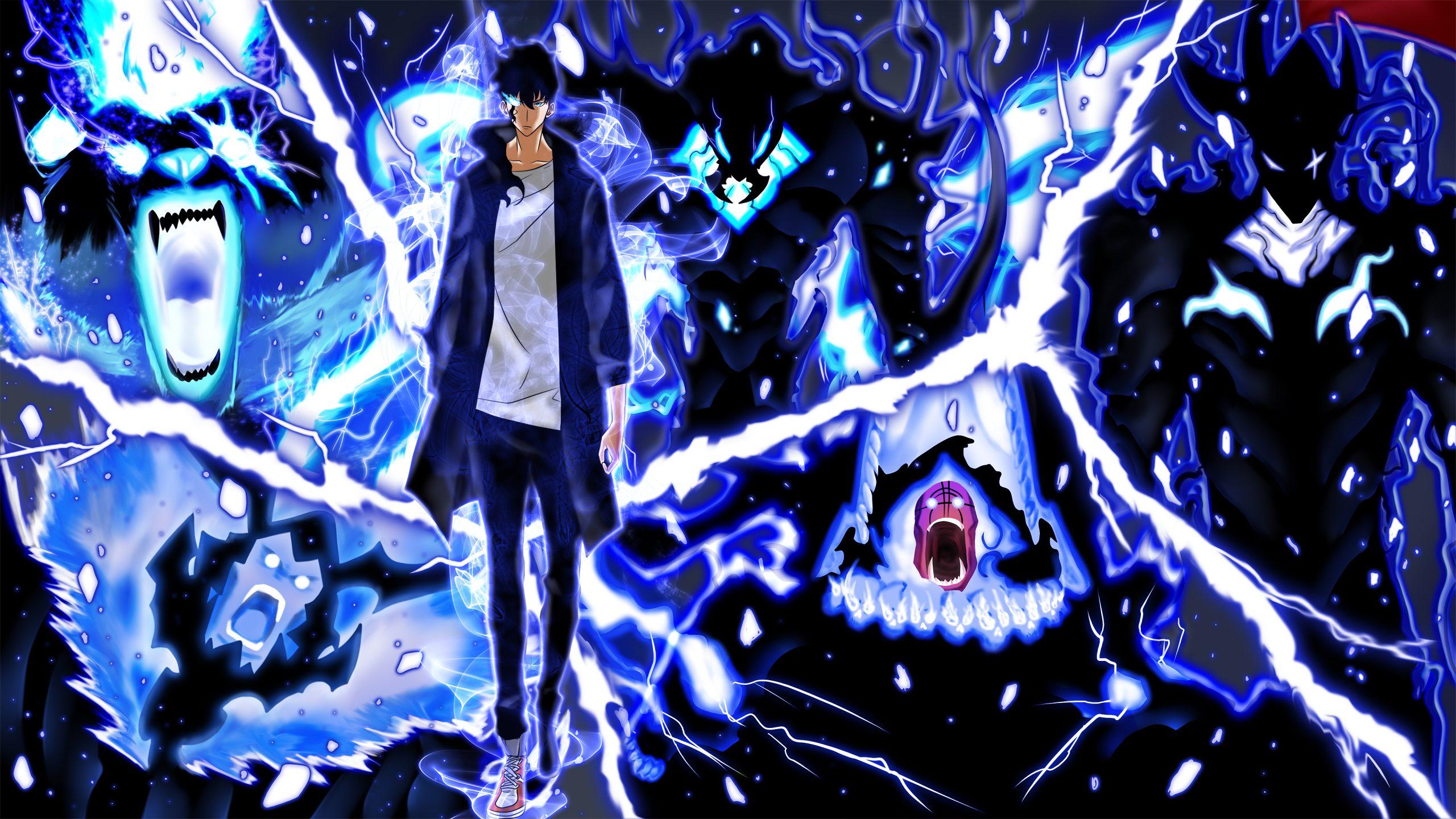 2560x1440 Anime Solo Levelling Wallpaper