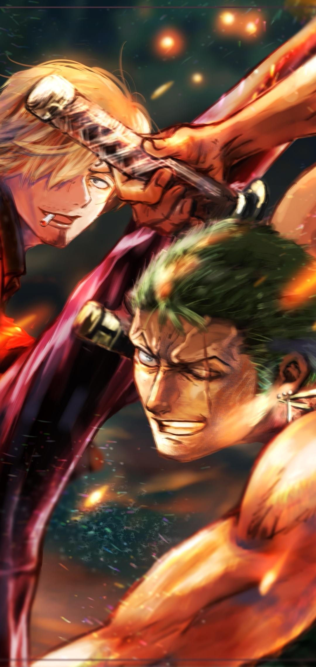 1080x2280 Wallpaper / Anime One Piece Phone Wallpaper, Sanji (One Piece), Roronoa Zoro, 1080x2280 free download