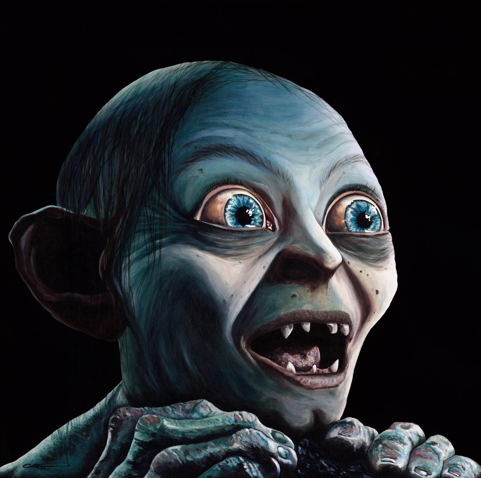 2012x1999 GOLLUM / SMEAGOL PRINTS of Original Painting