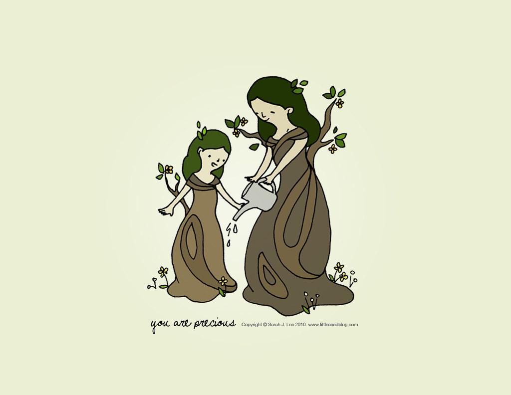 1024x792 My Little Tree Wallpaper
