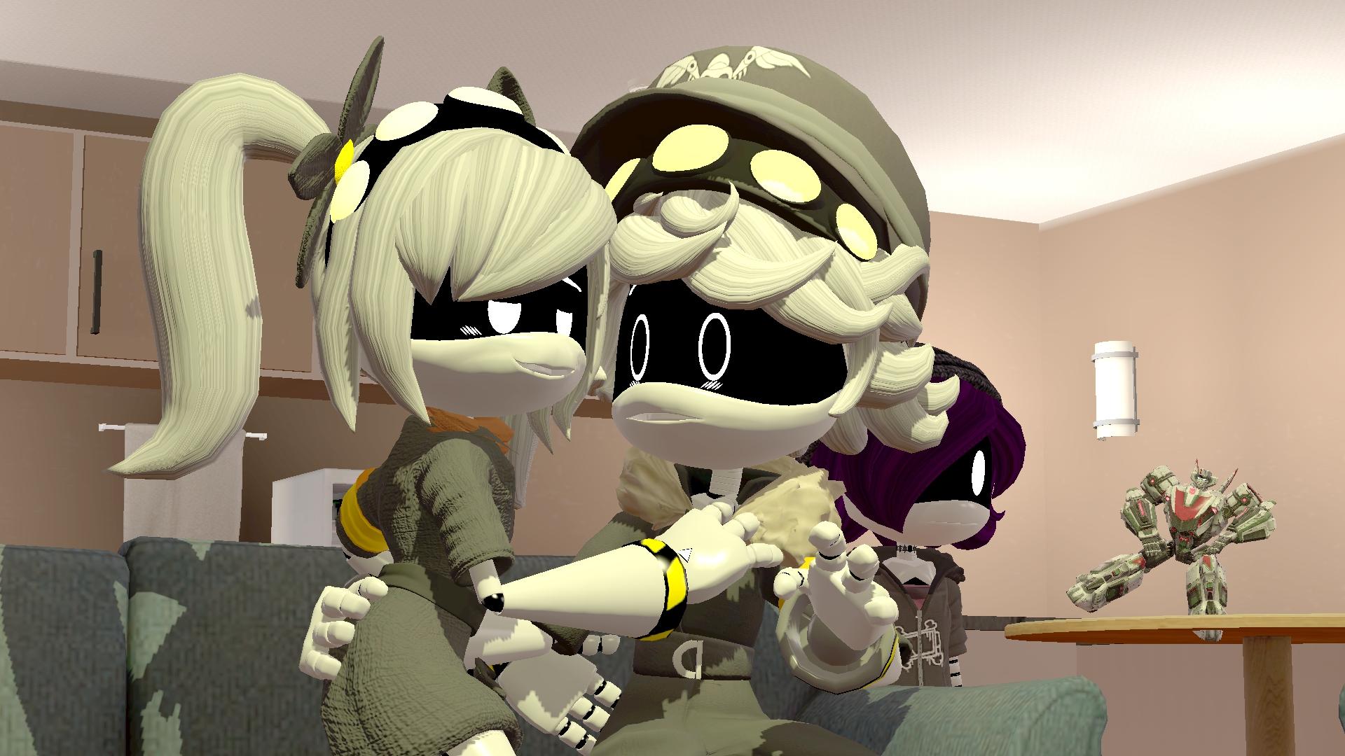1920x1080 Surprise Murder Drone N x J art by DarkZhadow1177 - Fur Affinity [dot] net
