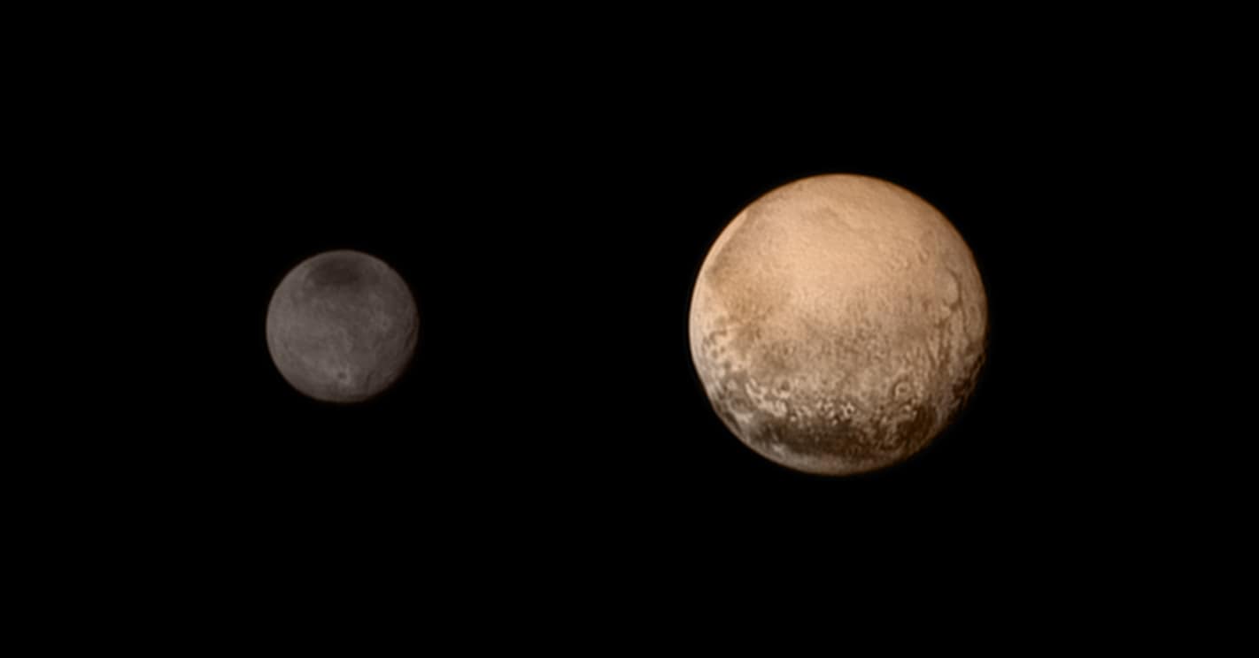 1422x744 The Latest New Horizons Image Show Pluto And Charon As Full Fledged Worlds Washington Post