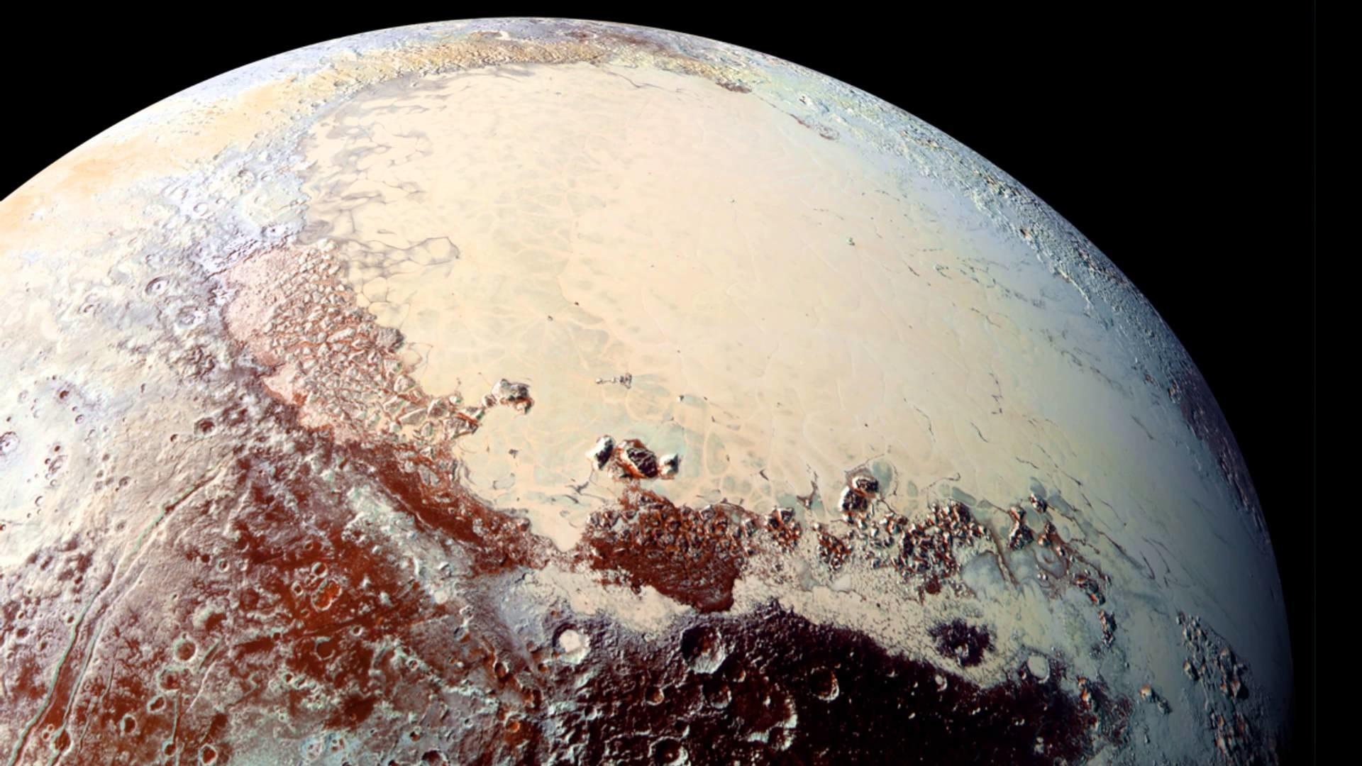 1920x1080 Pluto and Charon in NASA image (4K update)