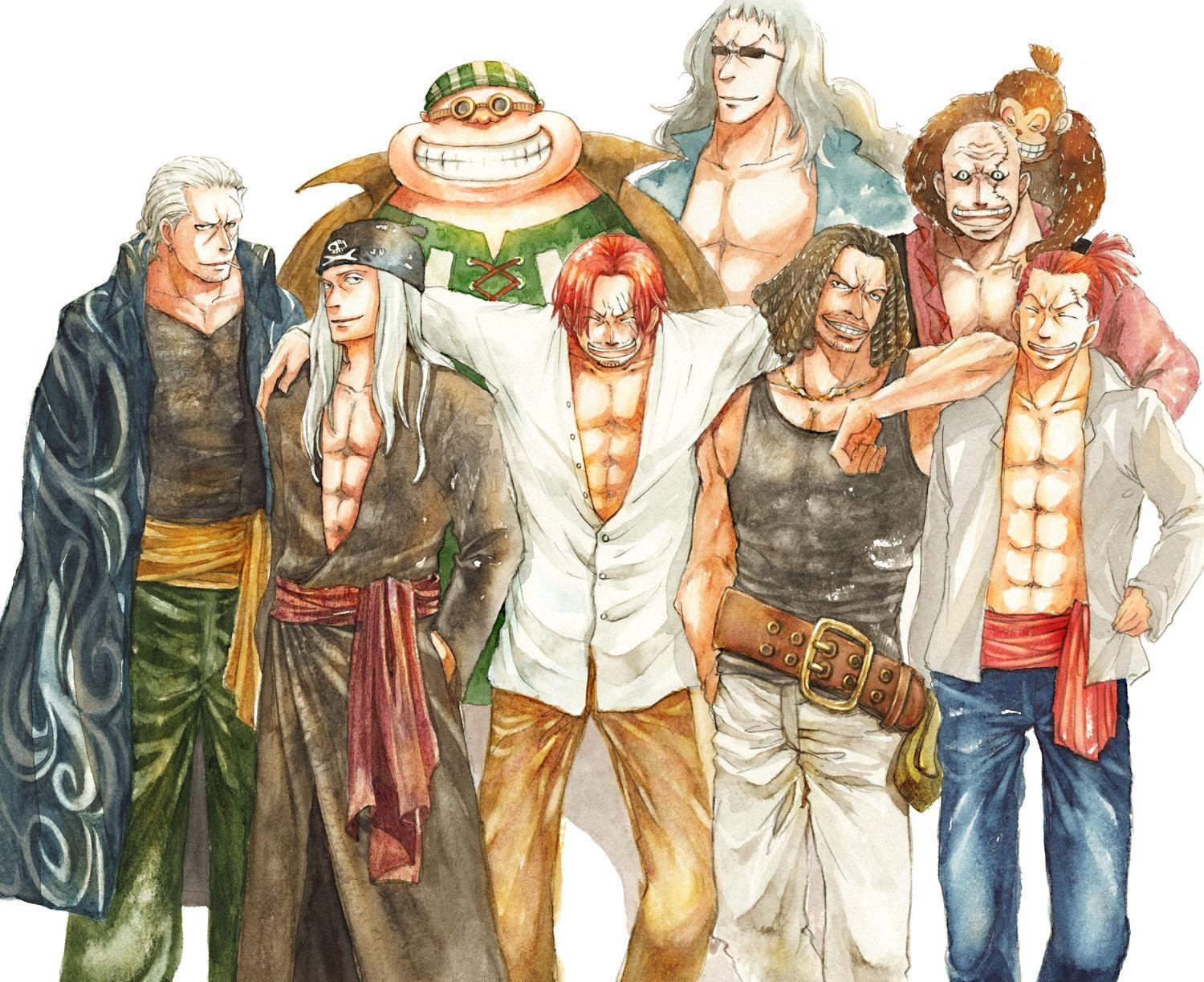 1500x1223 Red Hair Pirates PIECE by Kusaco Icca Anime Image Board. One piece image, One piece, One piece anime