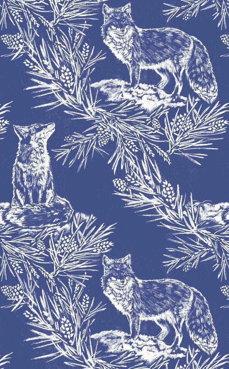 750x1209 Fox in the Snow Wallpaper