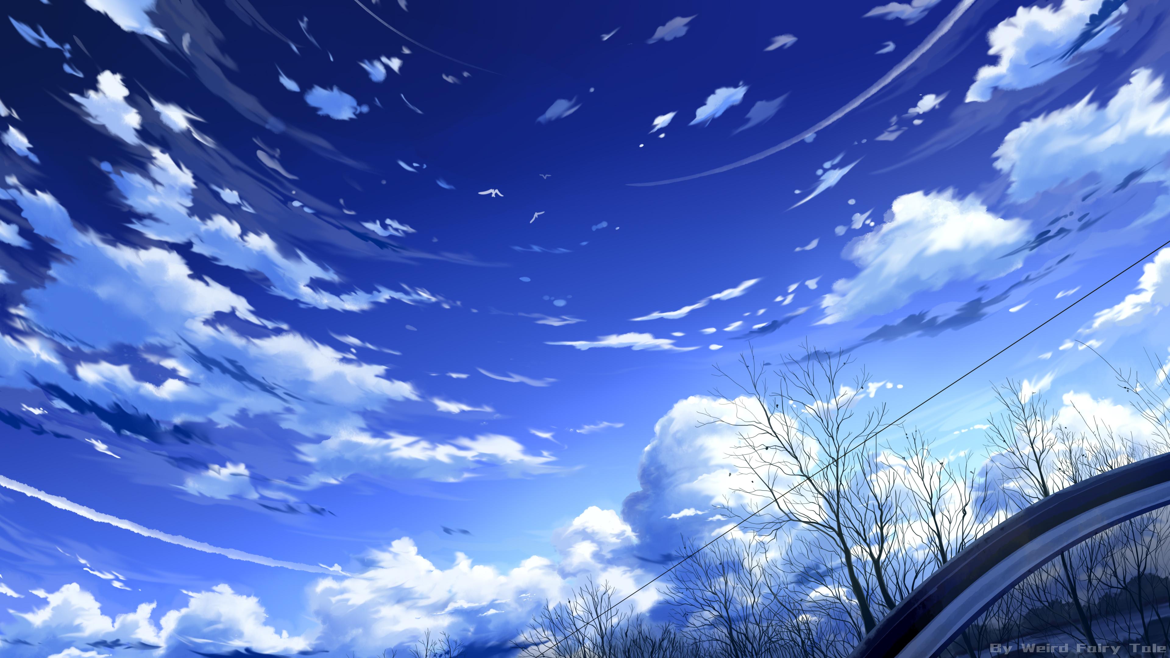 Anime Sky 4k Wallpapers - Top Free Anime Sky 4k Backgrounds