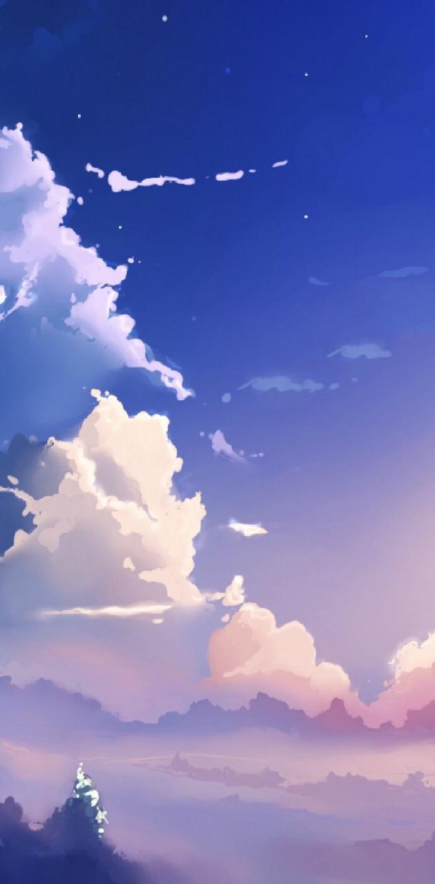 Anime Sky Phone Wallpapers - Top Free Anime Sky Phone Backgrounds ...