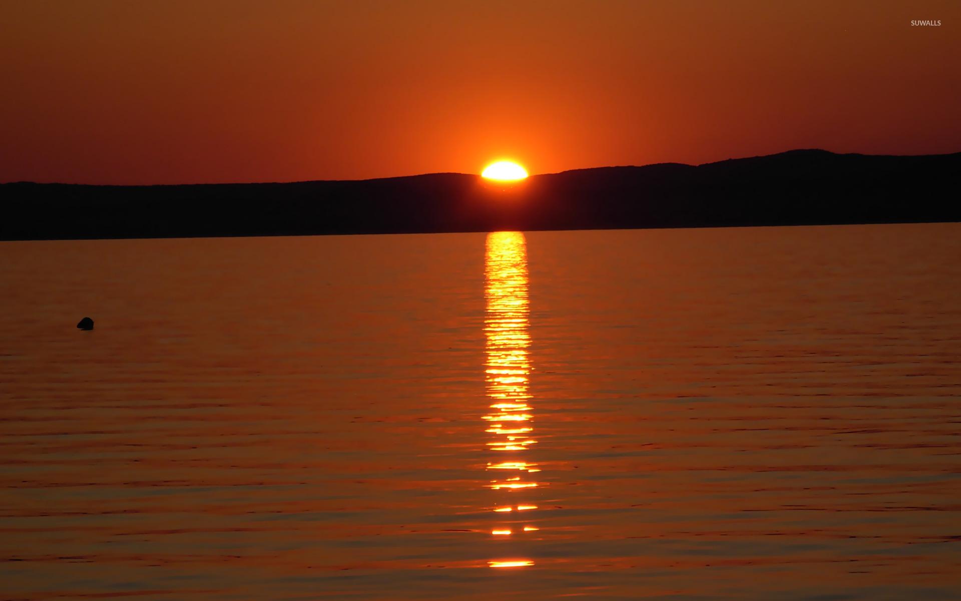1920x1200 Sunset at Lake Balaton [3] wallpaper wallpaper