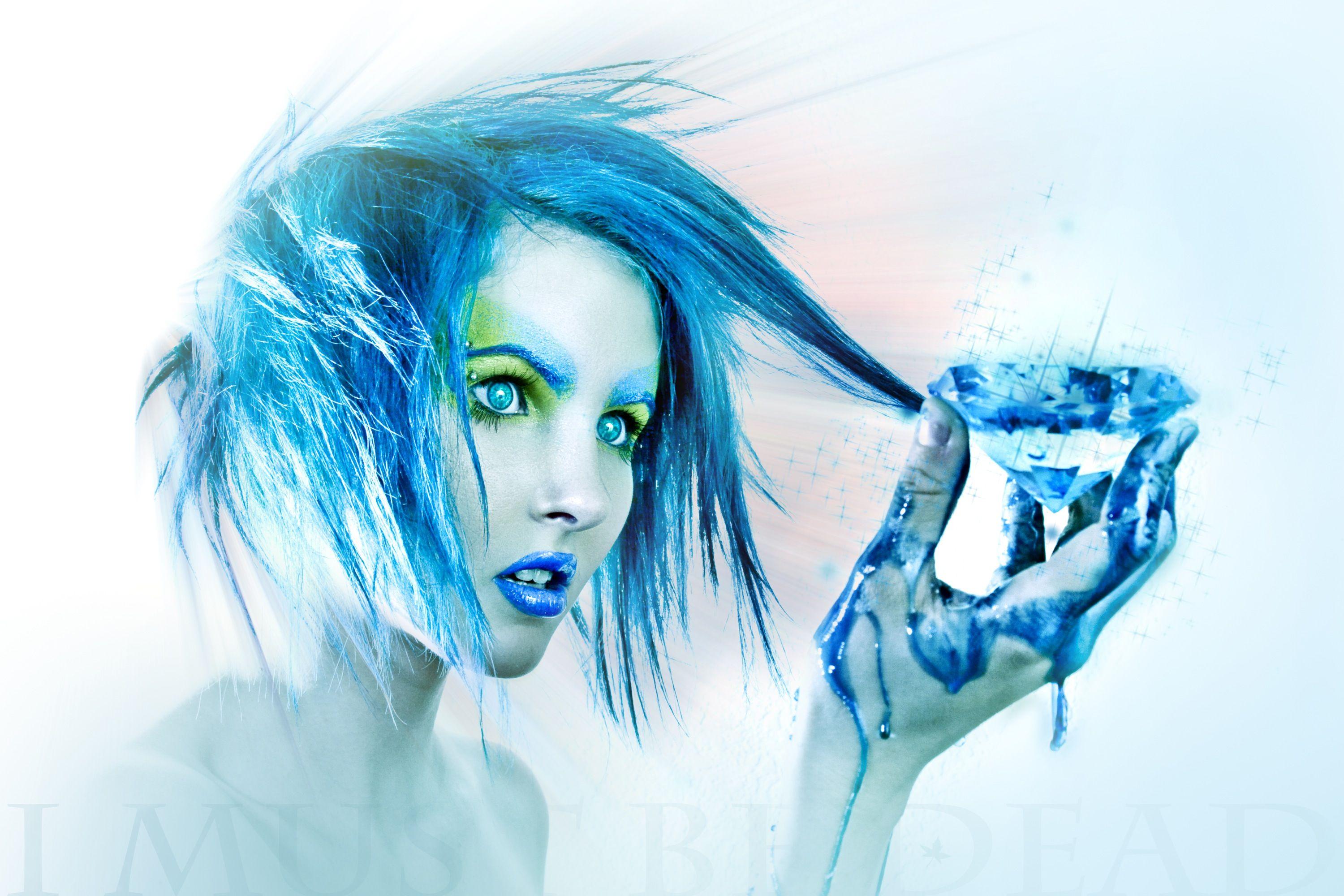 Blue Girl Wallpapers - Top Free Blue Girl Backgrounds - WallpaperAccess